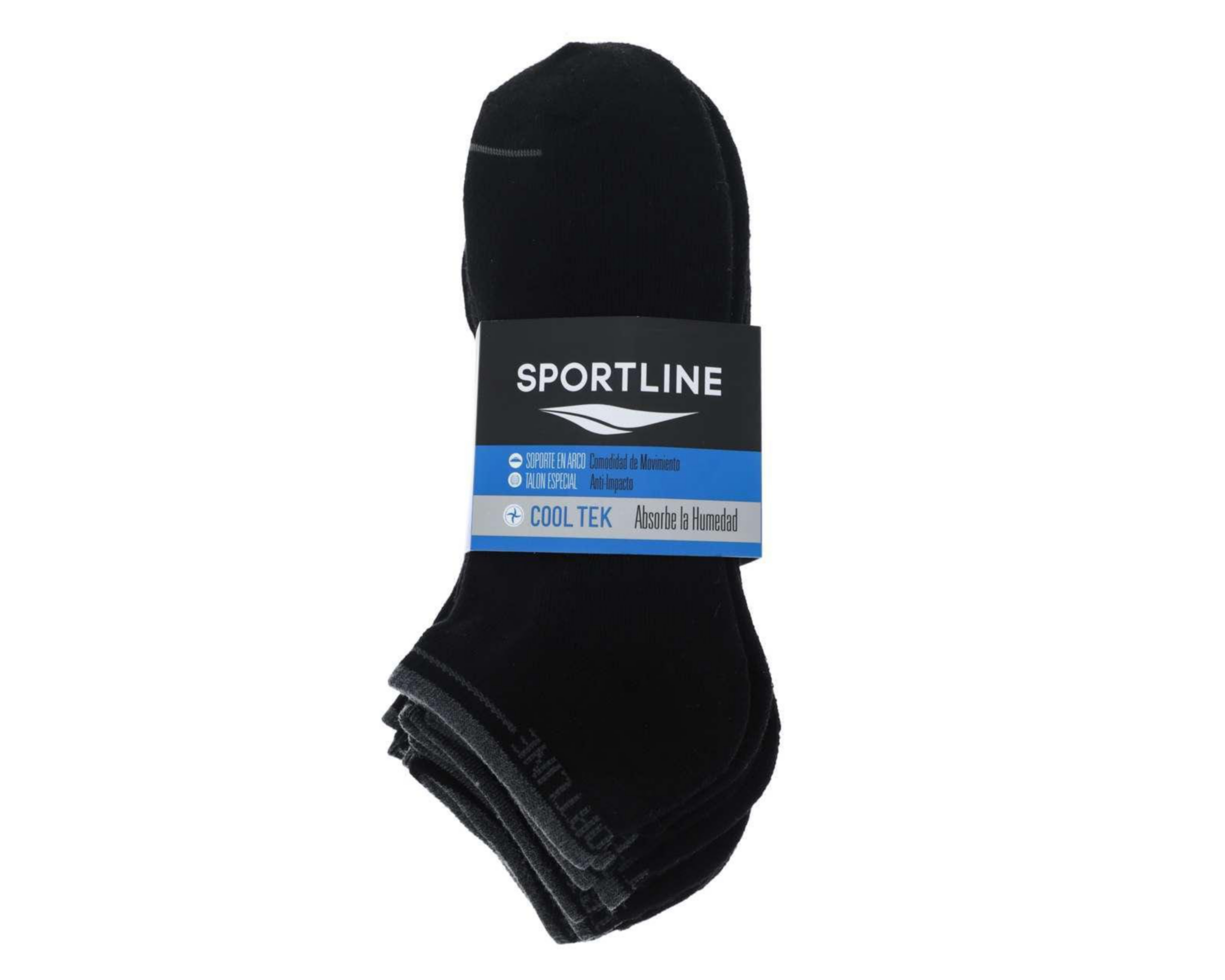 Foto 4 pulgar | Calcetas Deportivas Tines Sportline para Hombre 6 Pares