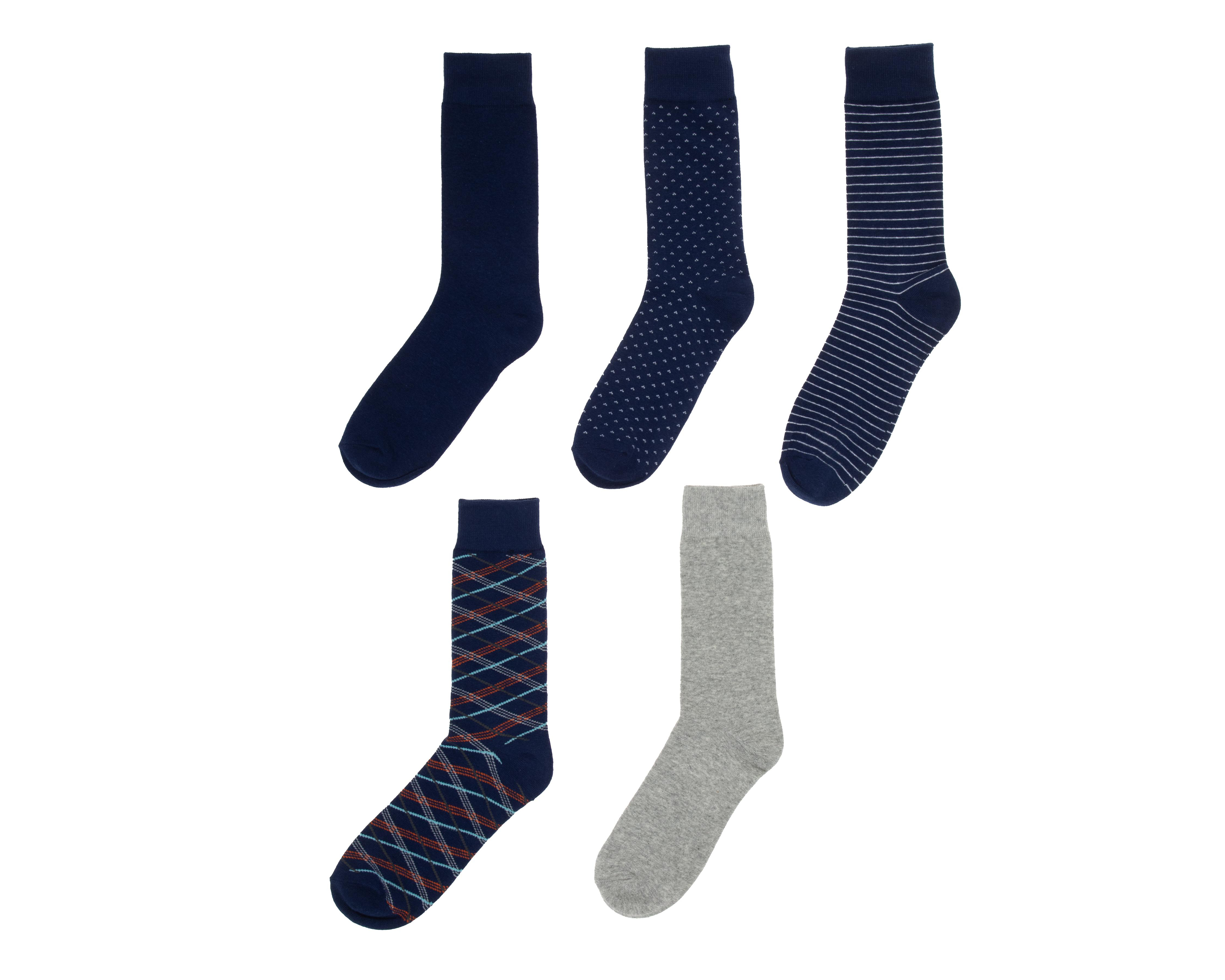 Calcetas Tobilleras Wall Street para Hombre 5 Pares $79