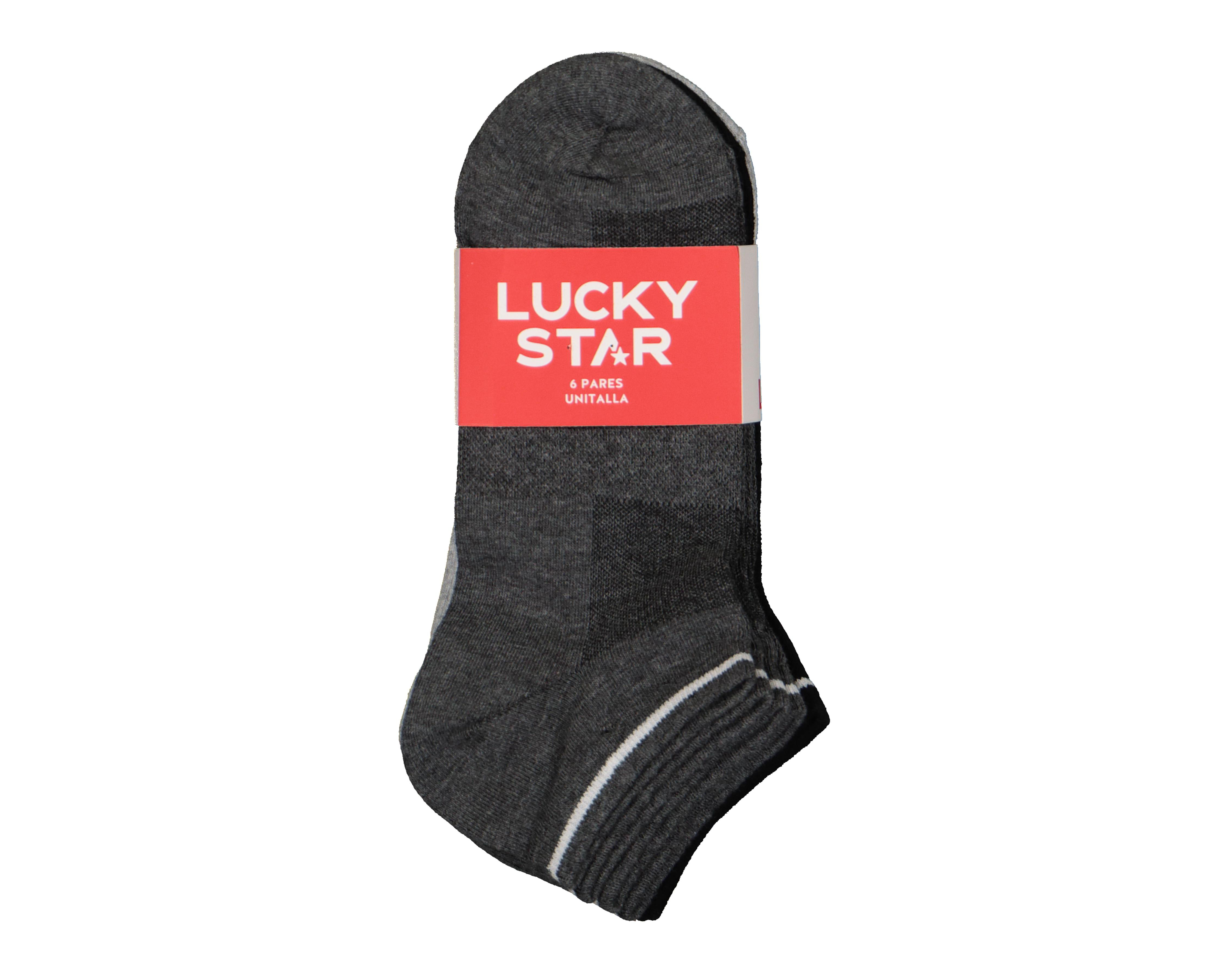 Foto 4 pulgar | Calcetas Deportivas Tines Lucky Star para Hombre 6 Pares