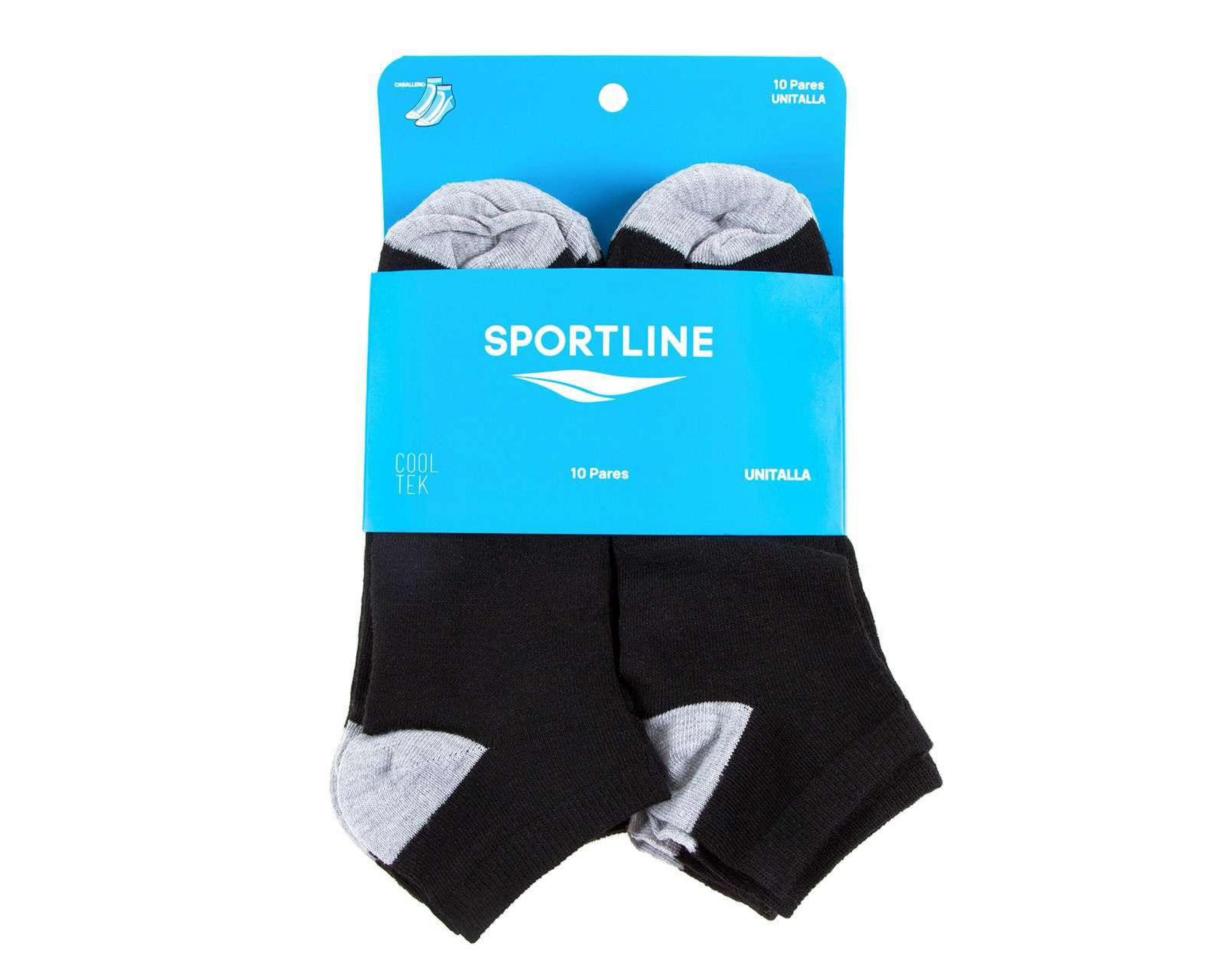 Foto 4 pulgar | Calcetas Deportivas Tines Sportline Cooltek para Hombre 10 Pares