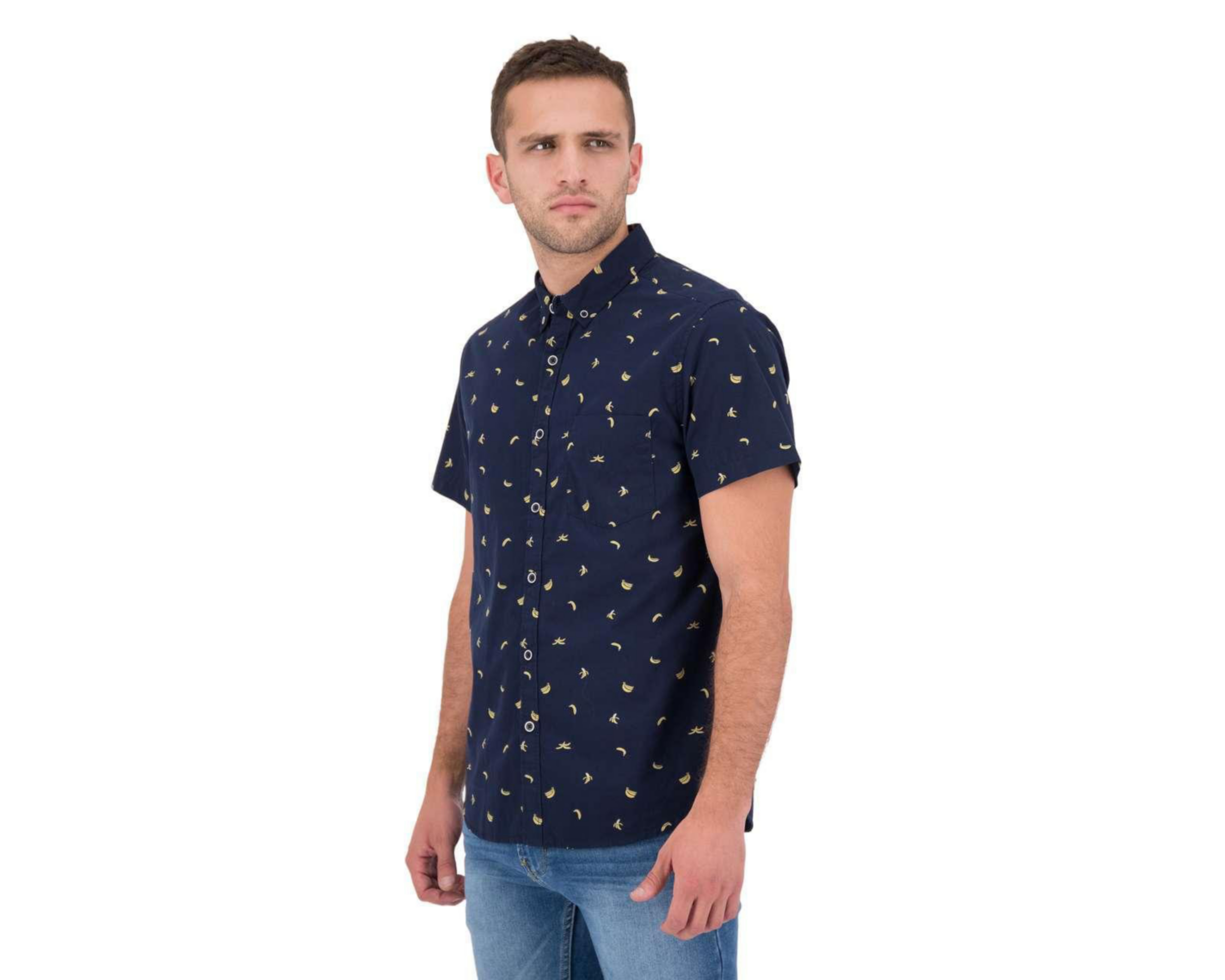 Camisa de Moda Refill Slim Fit con Miniprint