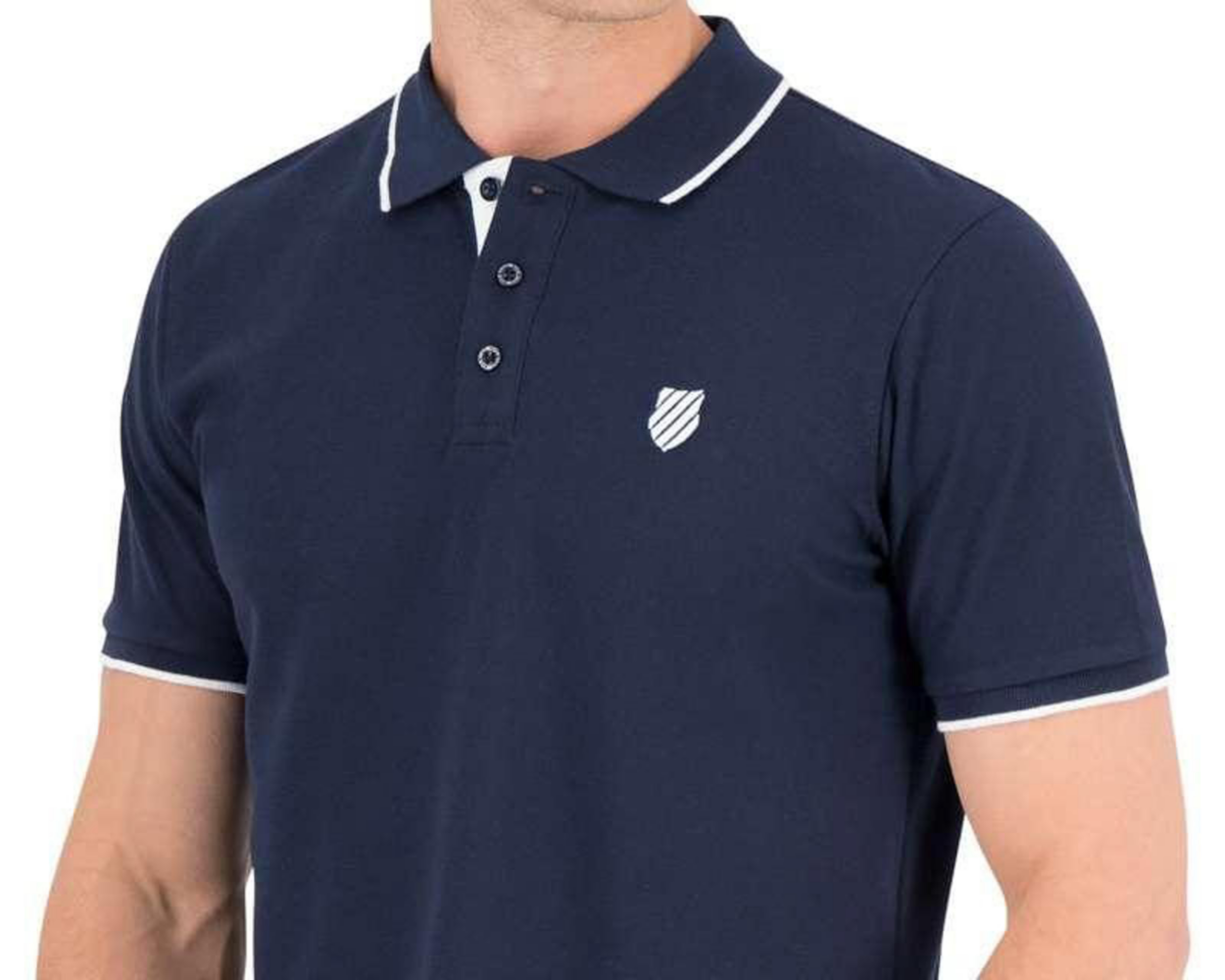 Foto 3 | Playera tipo Polo Azul marca K-Swiss para Hombre