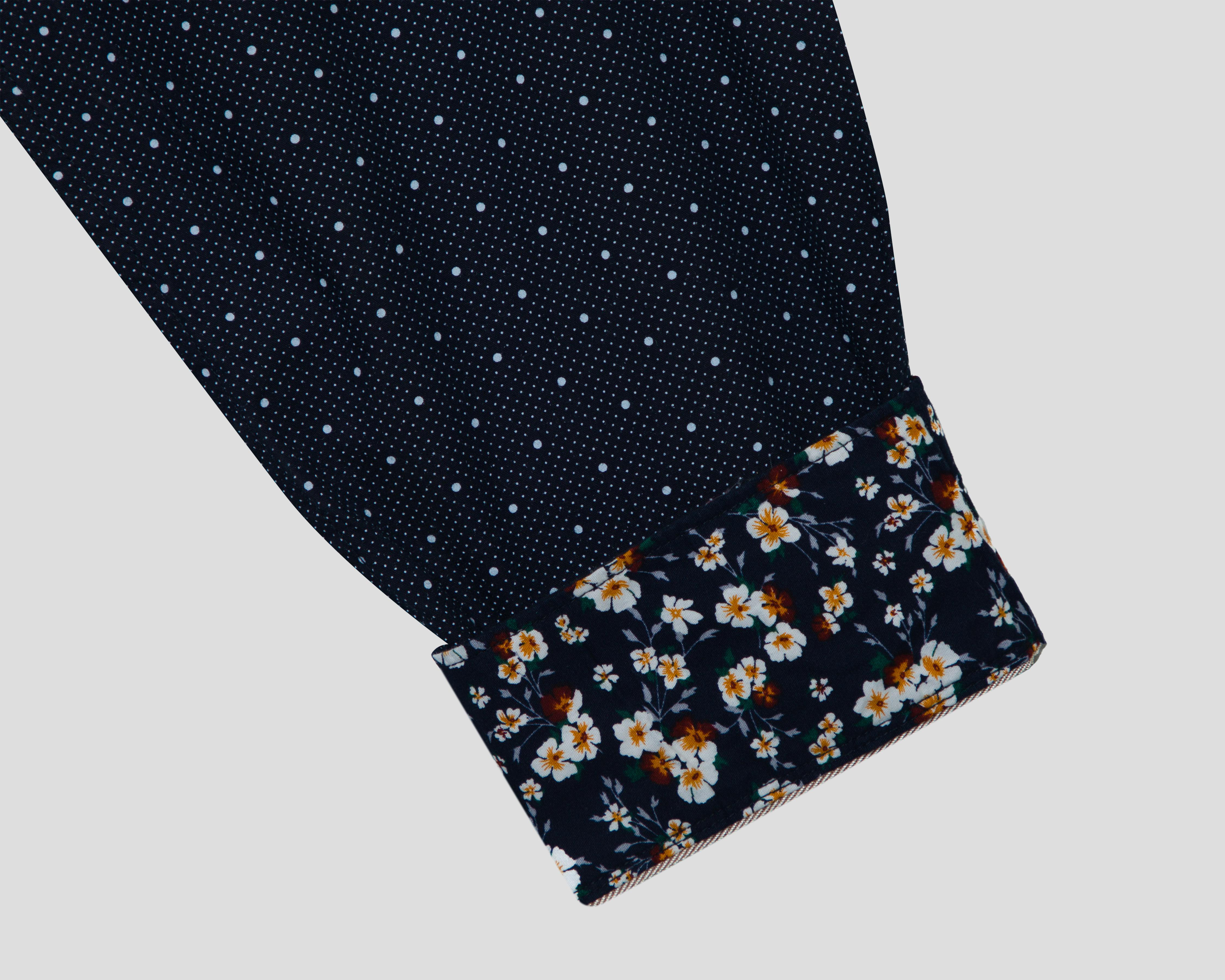 Foto 9 pulgar | Camisa Casual Wall Street Slim Fit con Miniprint