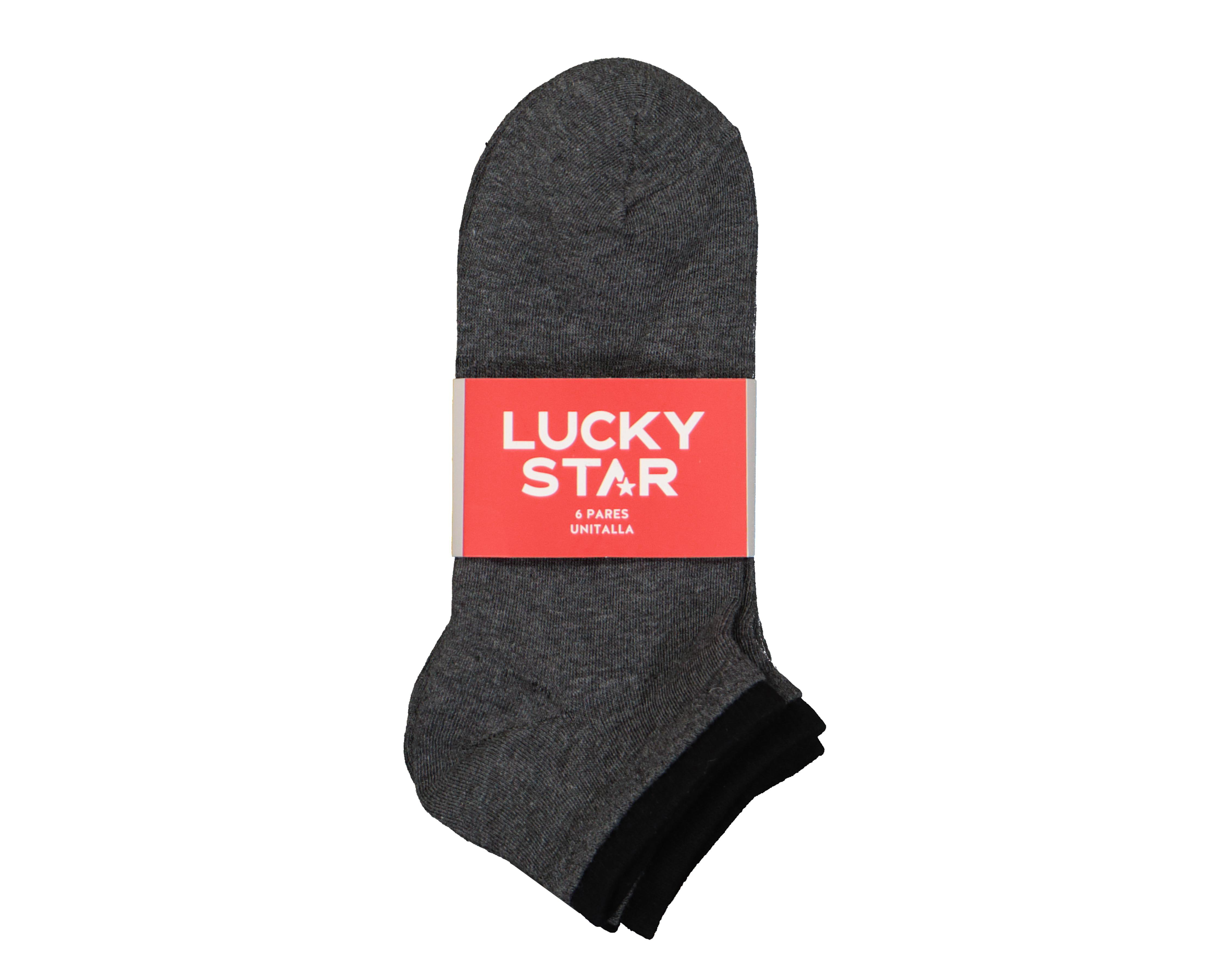 Foto 4 pulgar | Calcetas Deportivas Tines Lucky Star para Hombre 6 Pares