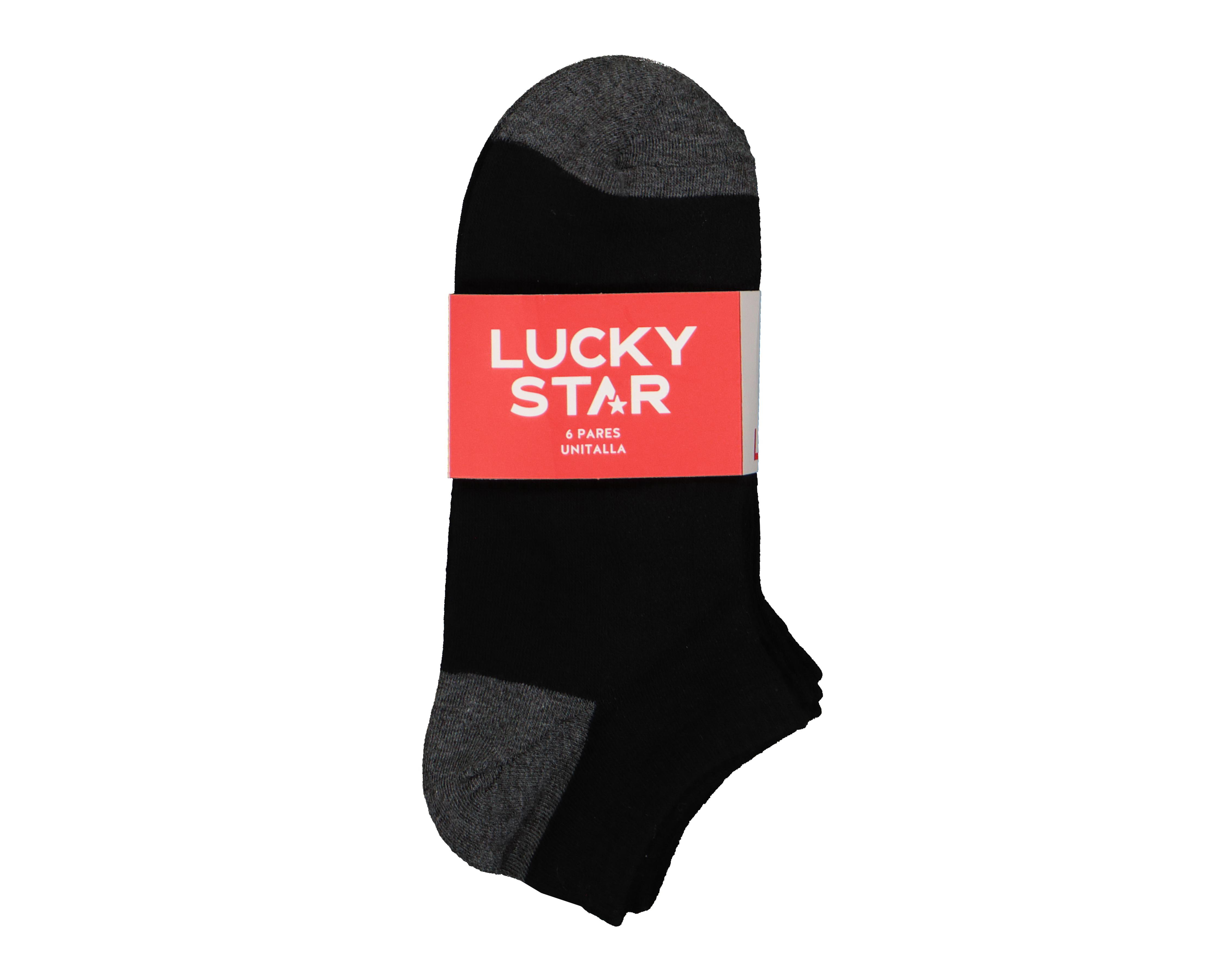 Foto 4 pulgar | Calcetas Deportivas Tines Lucky Star para Hombre 6 Pares