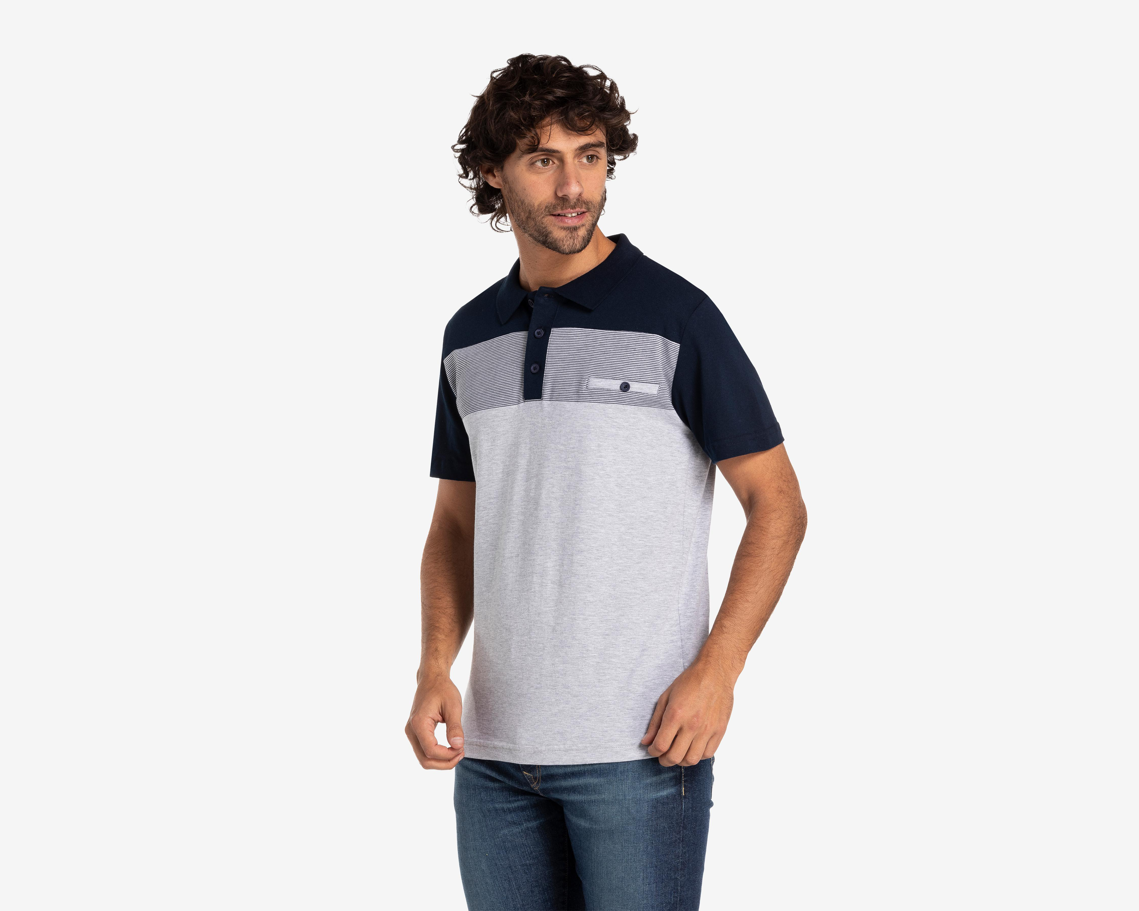 Playera Polo Porto Sur Blanco para Hombre $229
