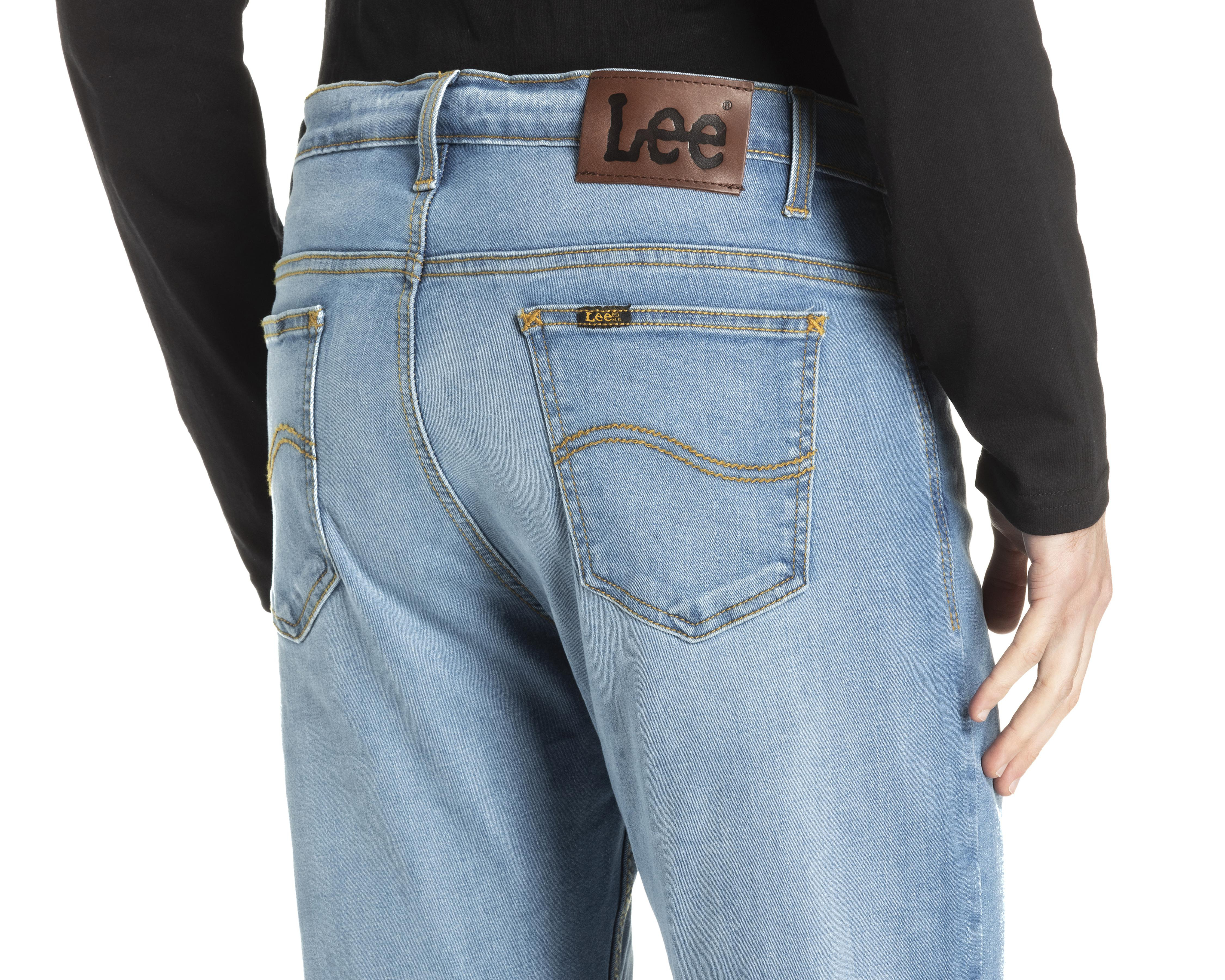 Foto 5 pulgar | Jeans Regular Fit Lee Classic