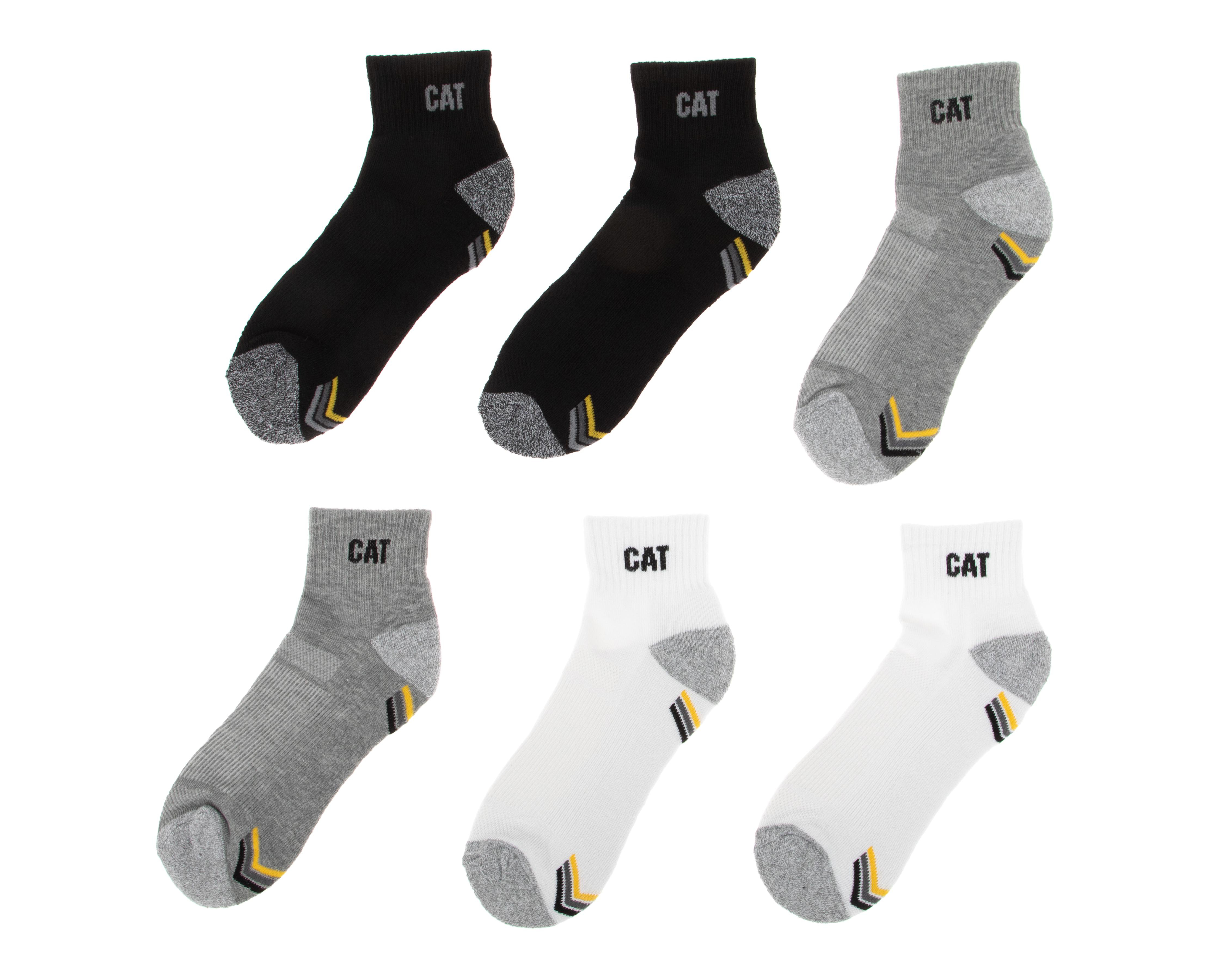 Foto 1 | Calcetas Cortas CAT para Hombre 6 Pares
