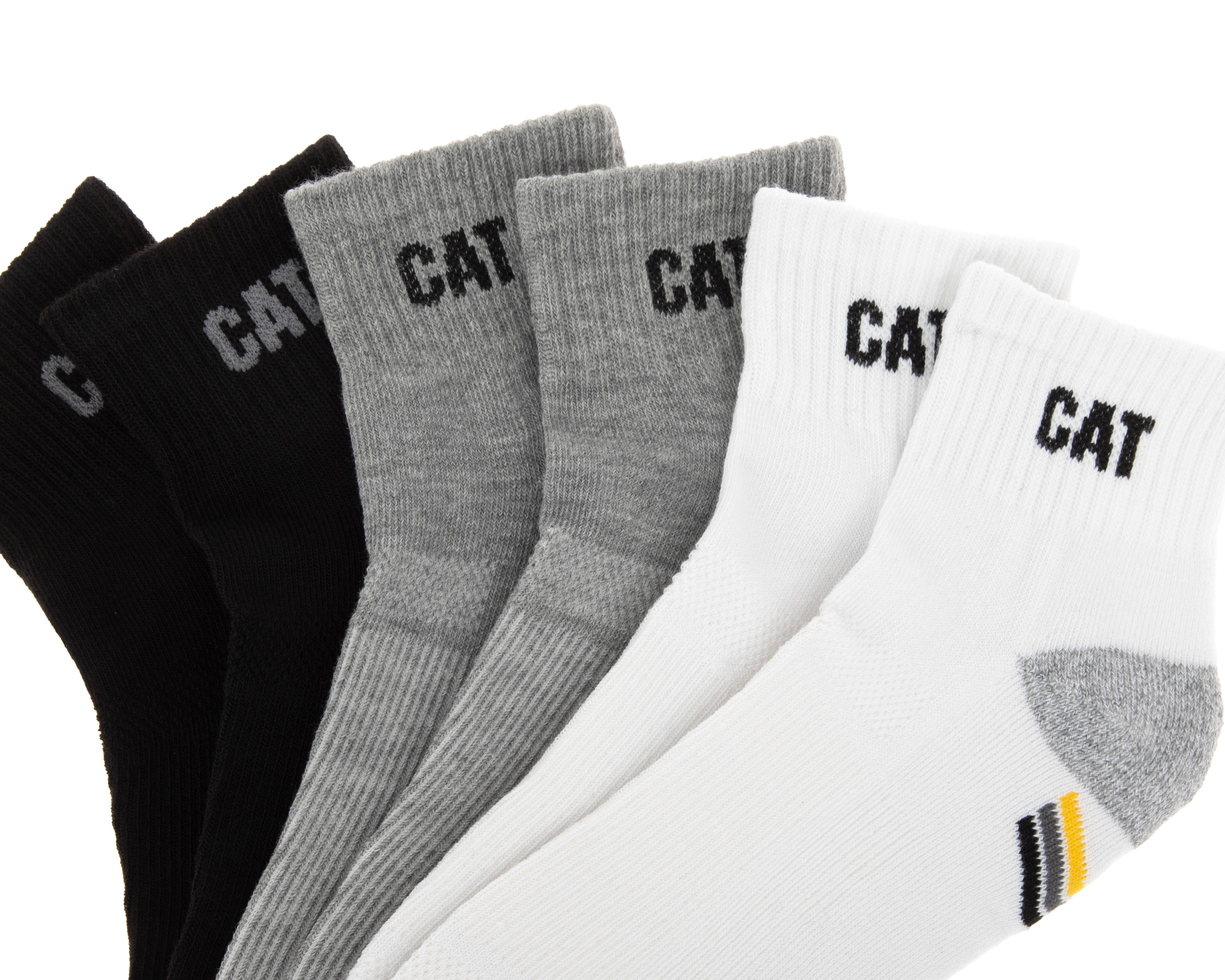 Foto 2 | Calcetas Cortas CAT para Hombre 6 Pares