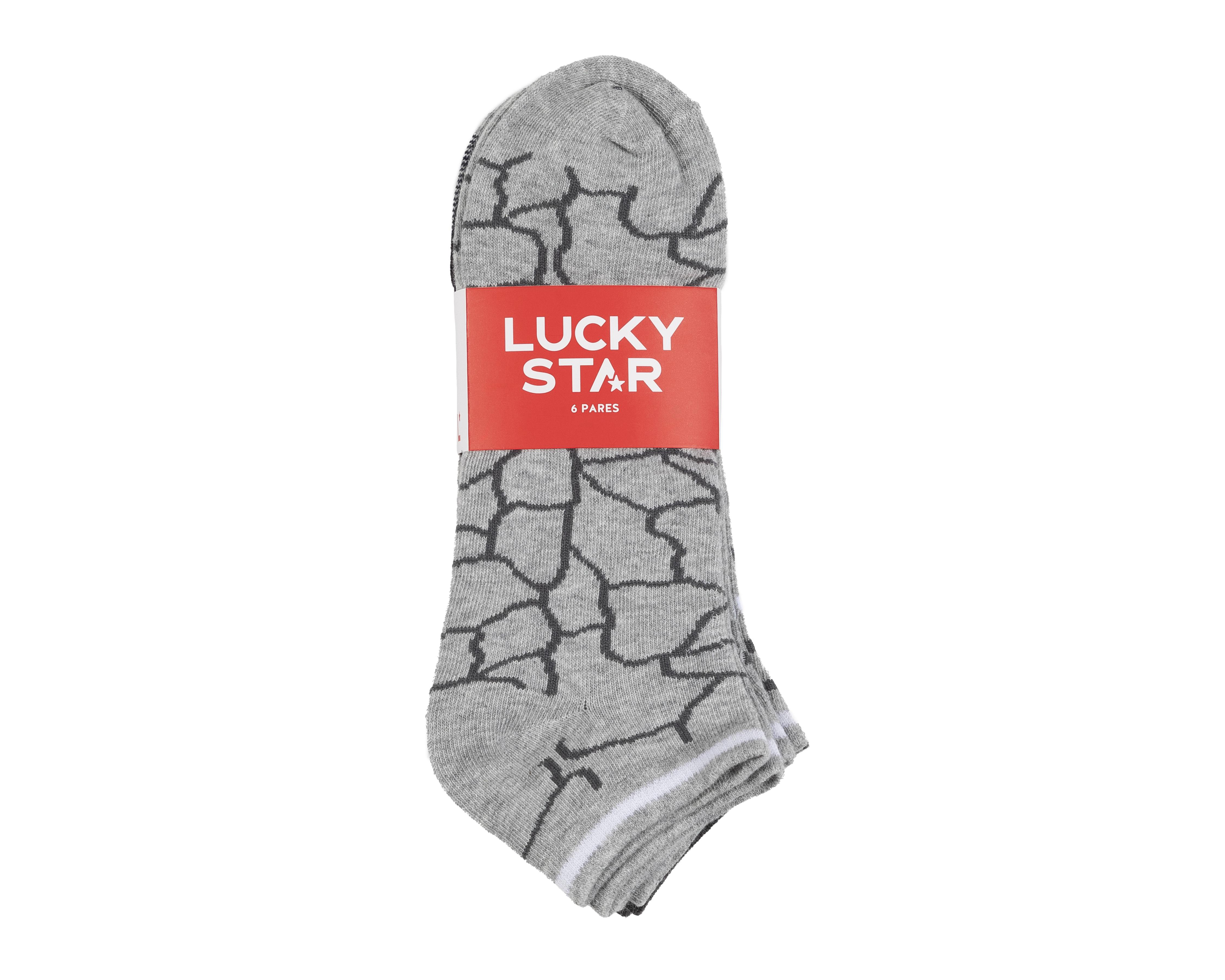 Foto 4 pulgar | Calcetas Tines Lucky Star para Hombre 6 Pares