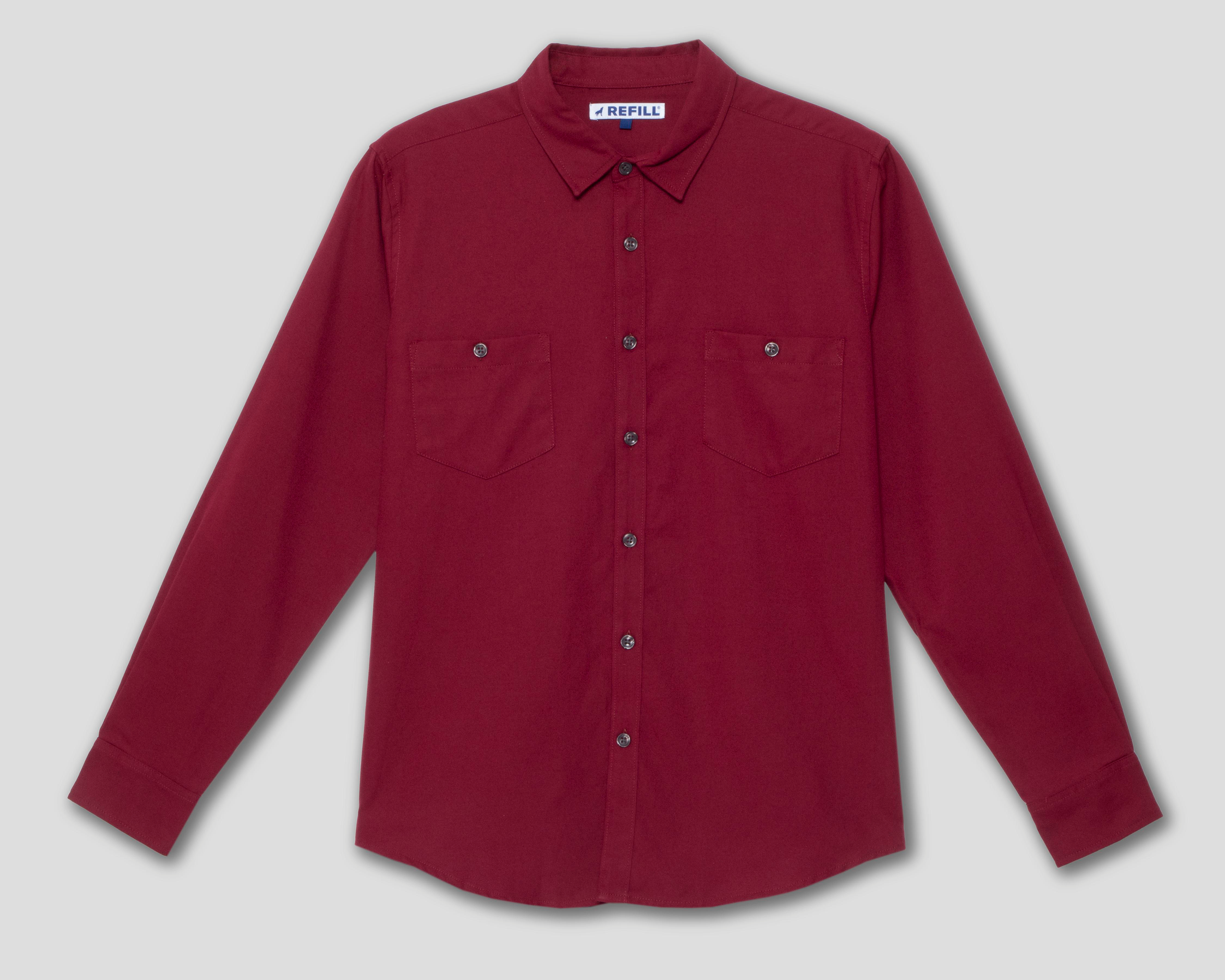 Foto 1 | Camisa Casual Refill Regular Fit Liso para Hombre
