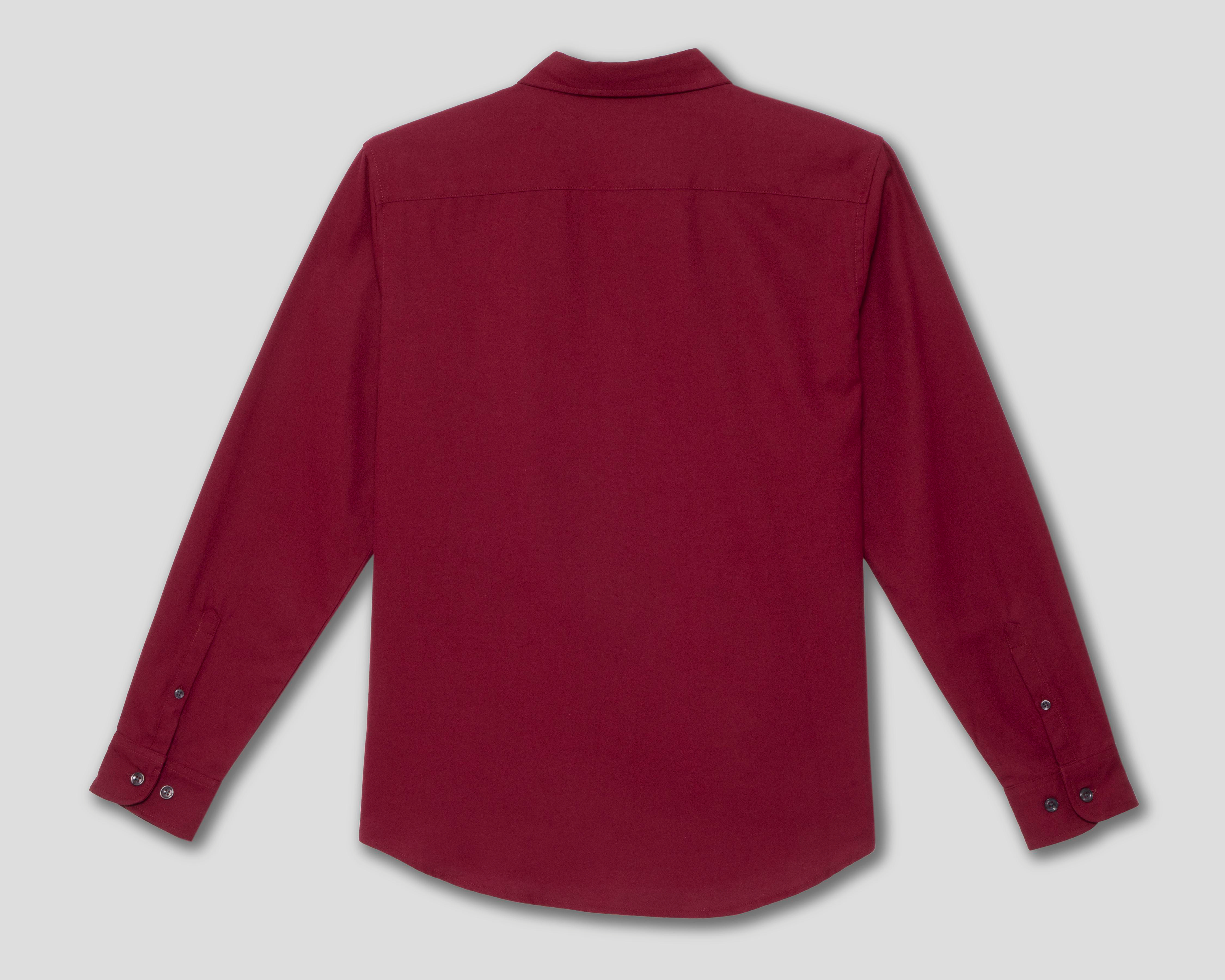 Foto 2 | Camisa Casual Refill Regular Fit Liso para Hombre