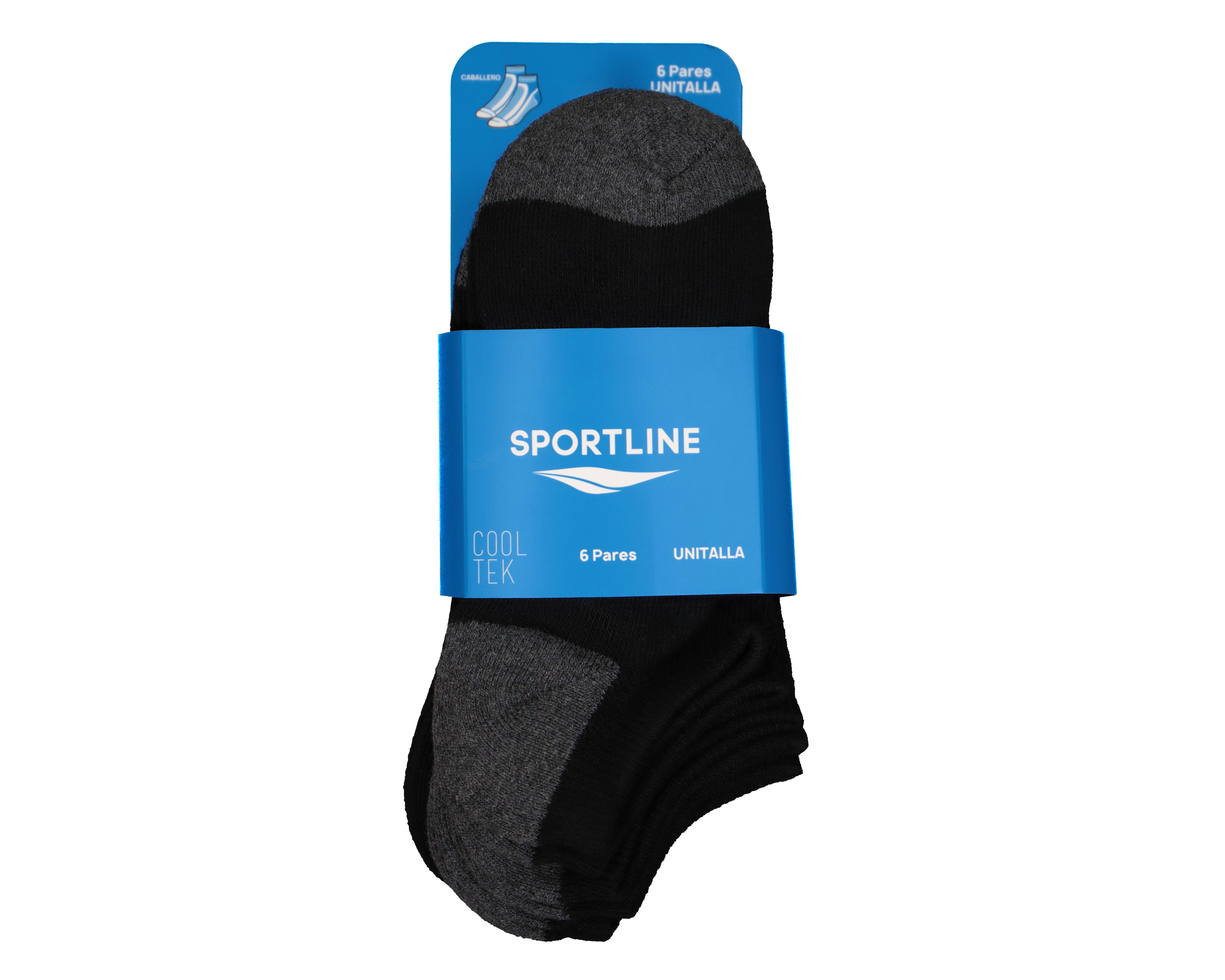 Foto 4 pulgar | Calcetas Tines Sportline para Hombre 6 Pares