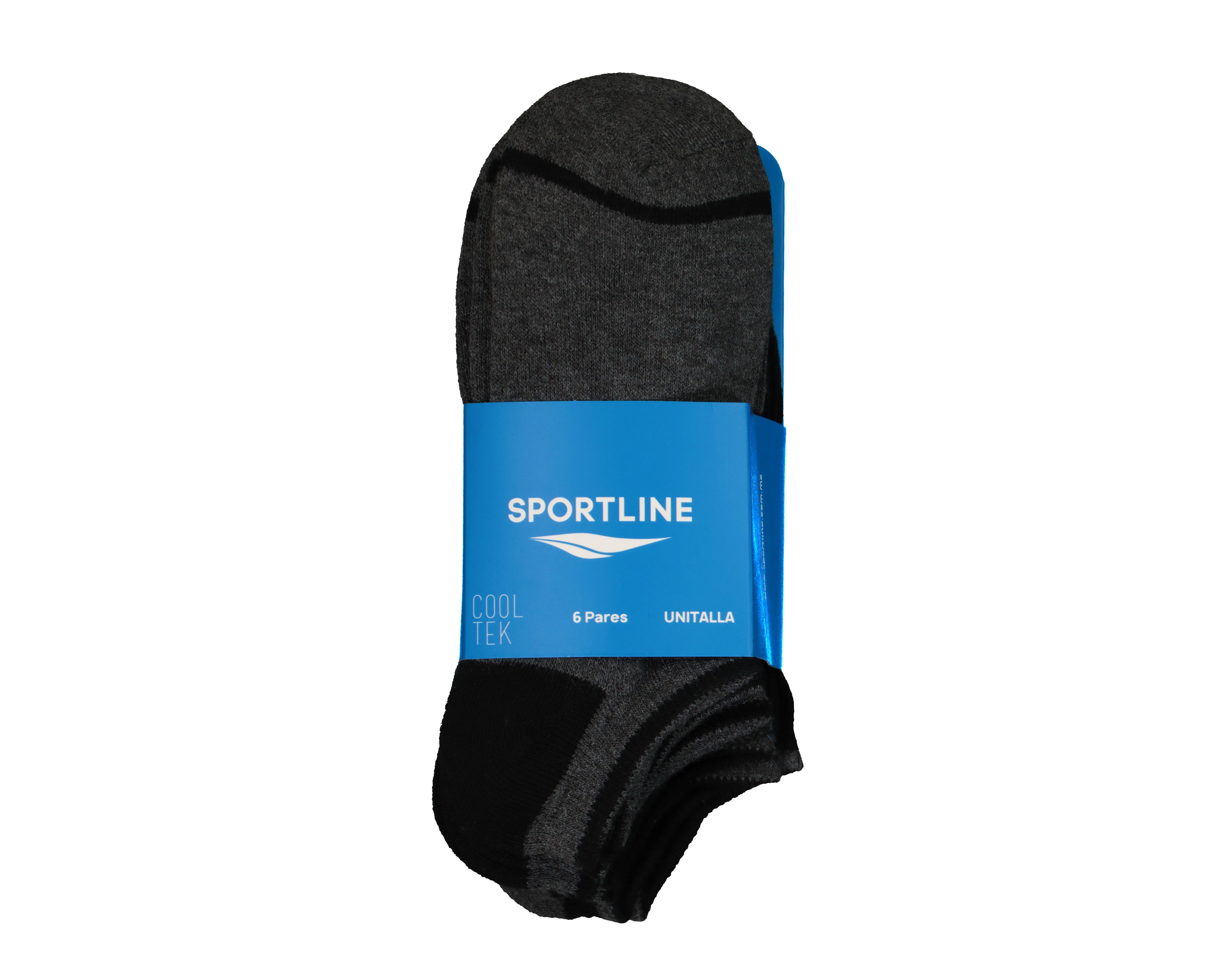 Foto 4 pulgar | Calcetas Tines Sportline para Hombre 6 Pares