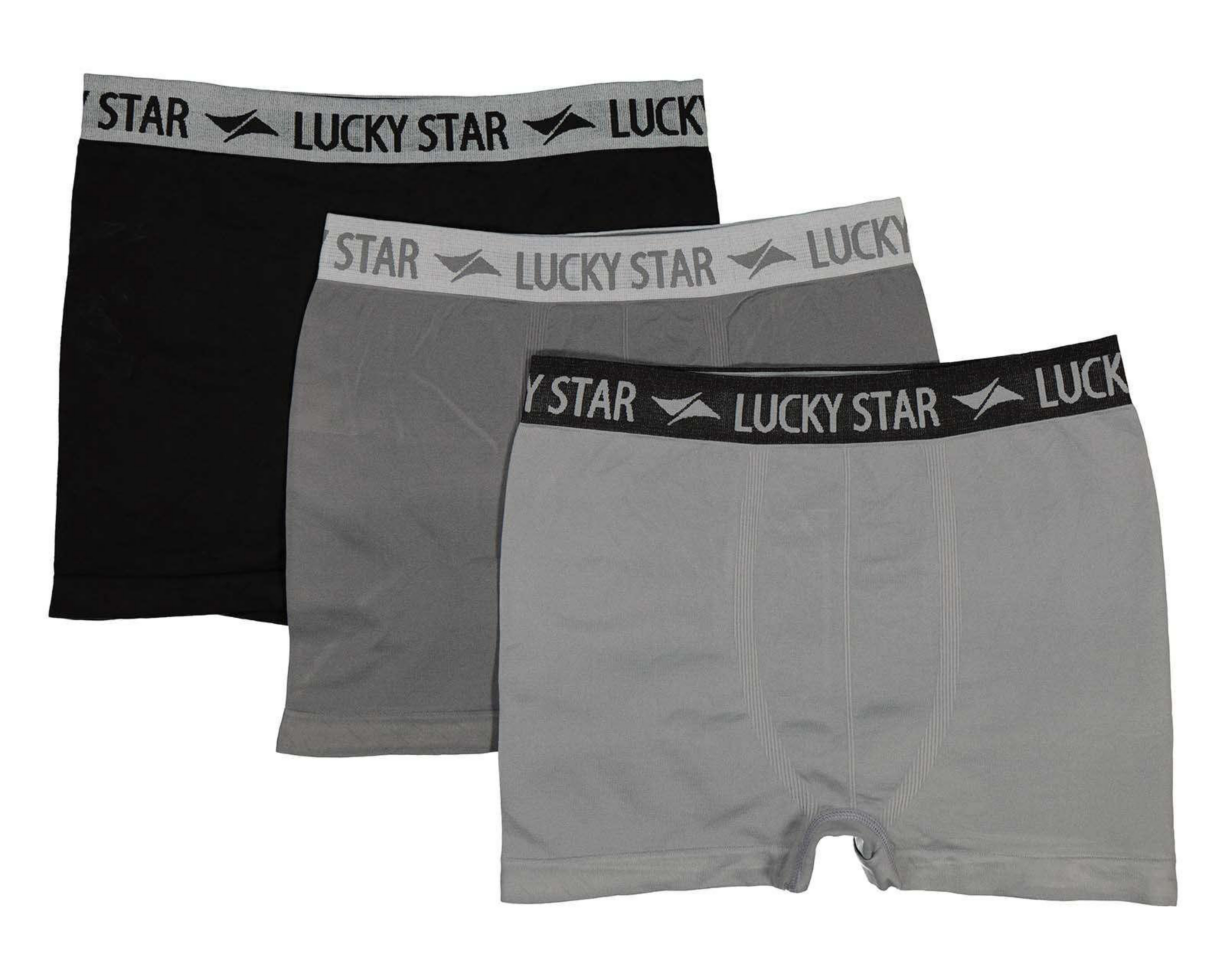 Foto 2 pulgar | Bóxers Lucky Star para Hombre 3 piezas