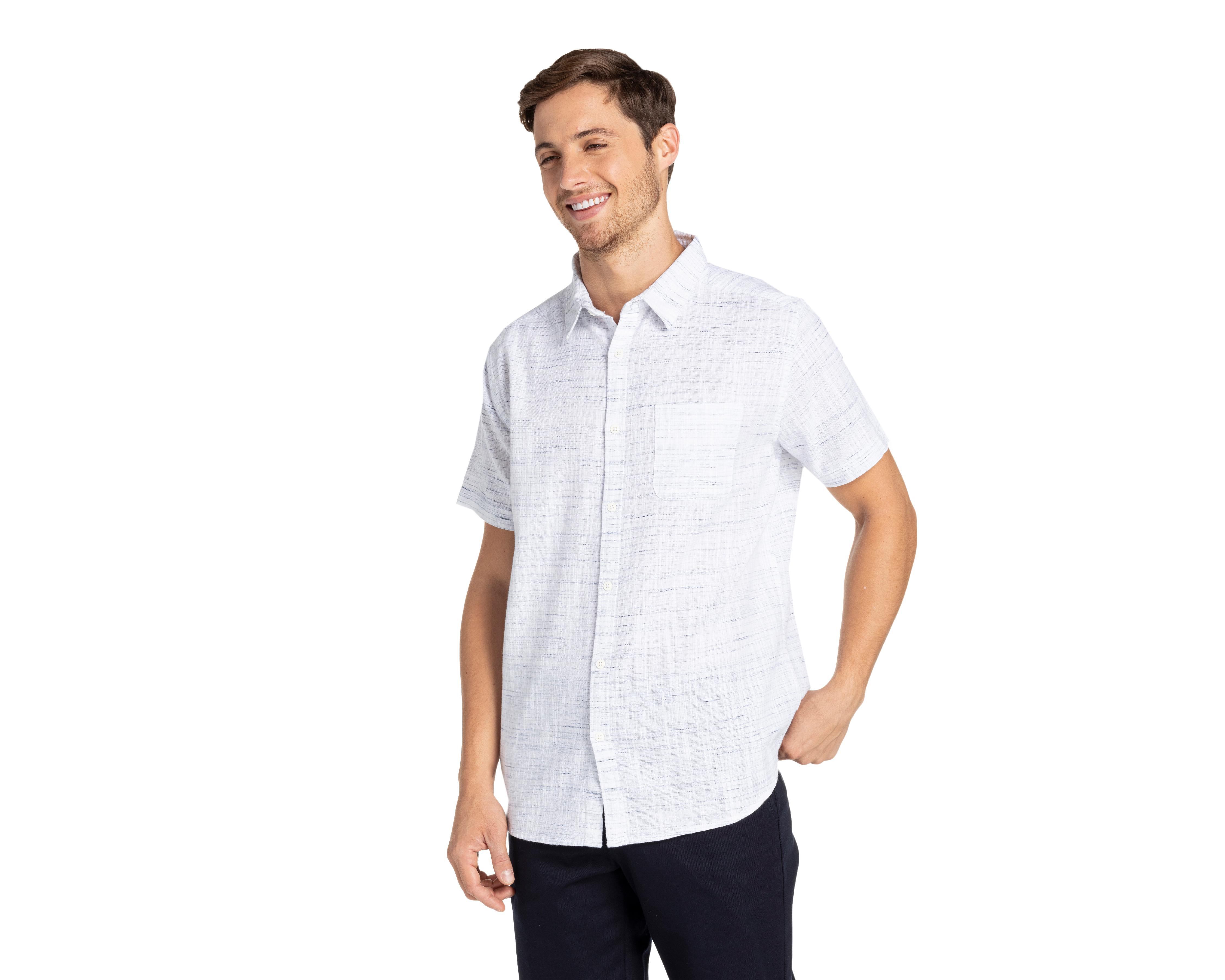 Foto 2 pulgar | Camisa de Moda Porto Sur Regular Fit Rayas