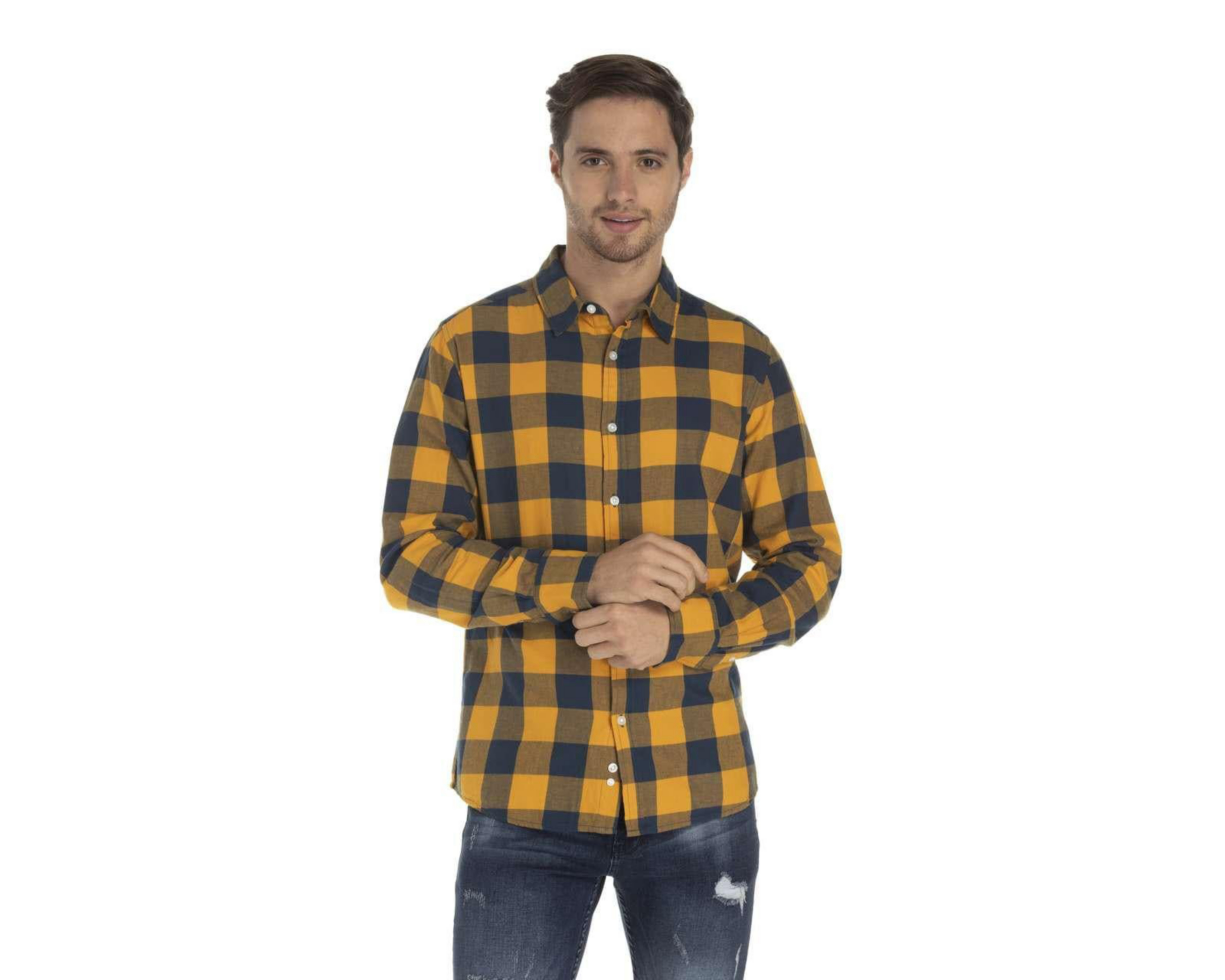 Foto 2 pulgar | Camisa Casual Refill Regular Fit a Cuadros