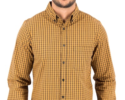 Foto 3 | Camisa Casual Porto Sur Regular Fit a Cuadros
