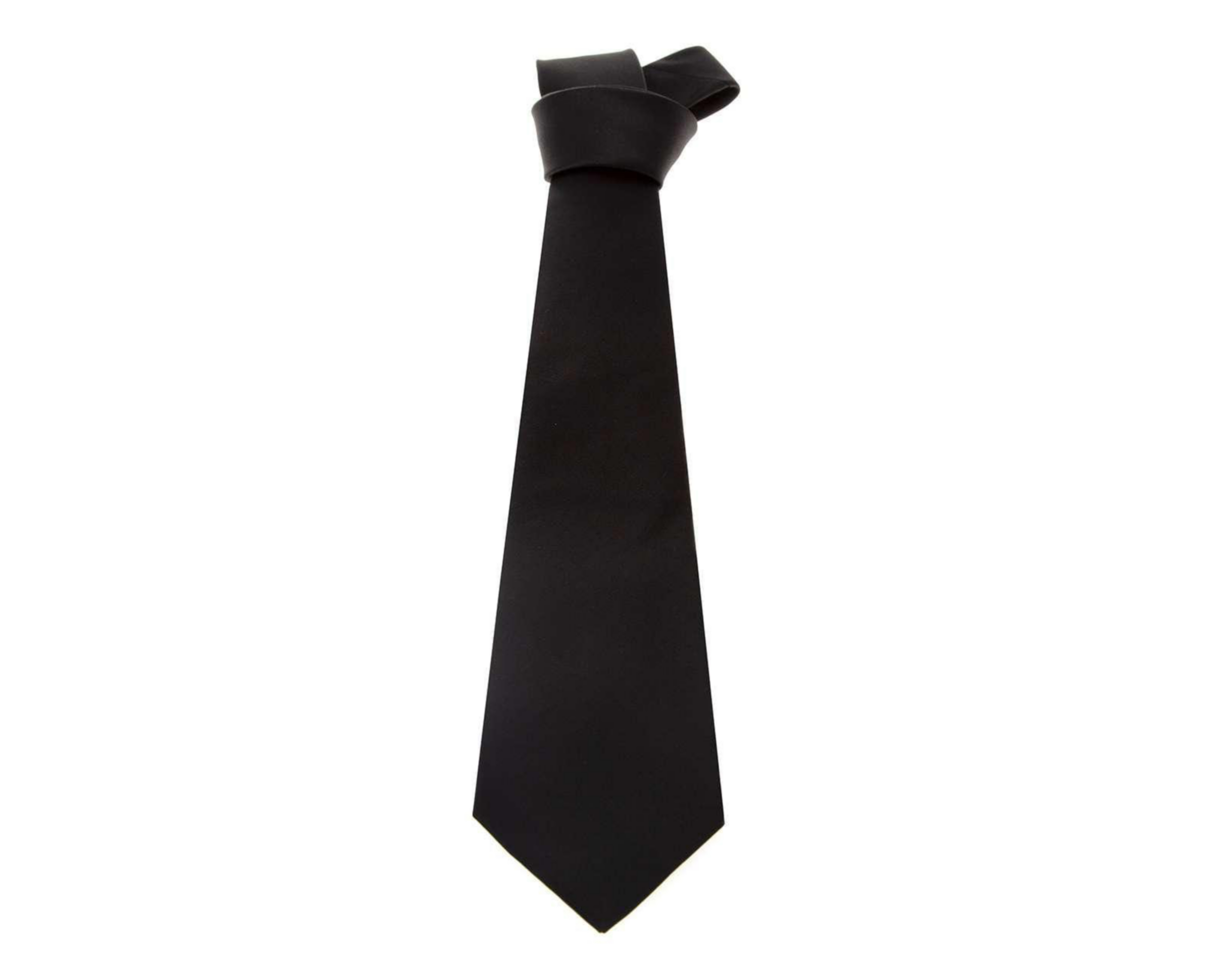 Foto 2 pulgar | Corbata Lisa Wall Street Negra