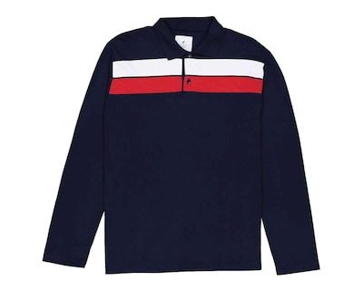 Foto 4 | Playera tipo Polo Azul marca Refill para Hombre