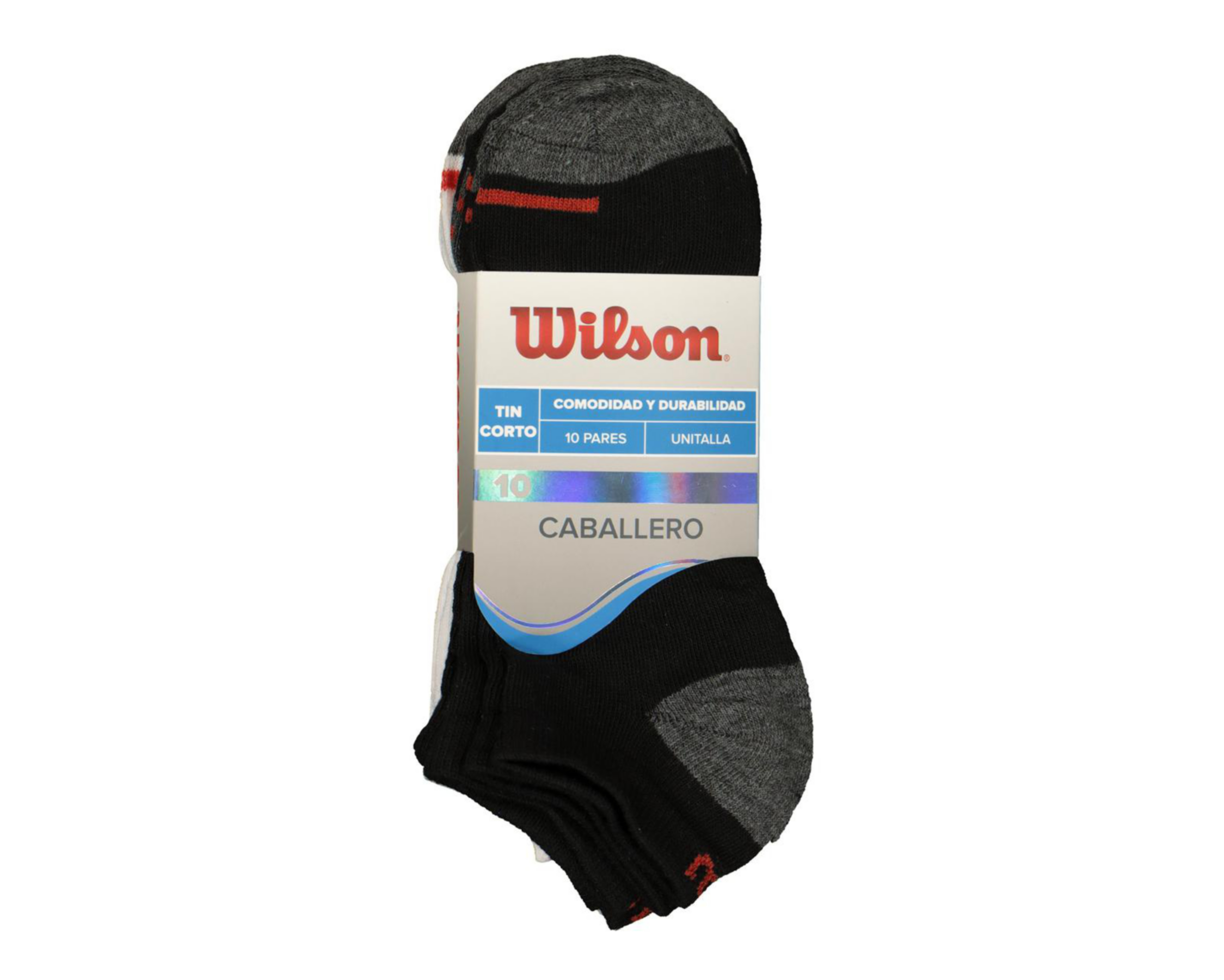 Foto 4 pulgar | Calcetas Deportivas Tin Wilson para Hombre 10 Pares