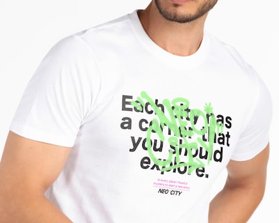 Foto 4 | Playera Neo*City Cuello Redondo