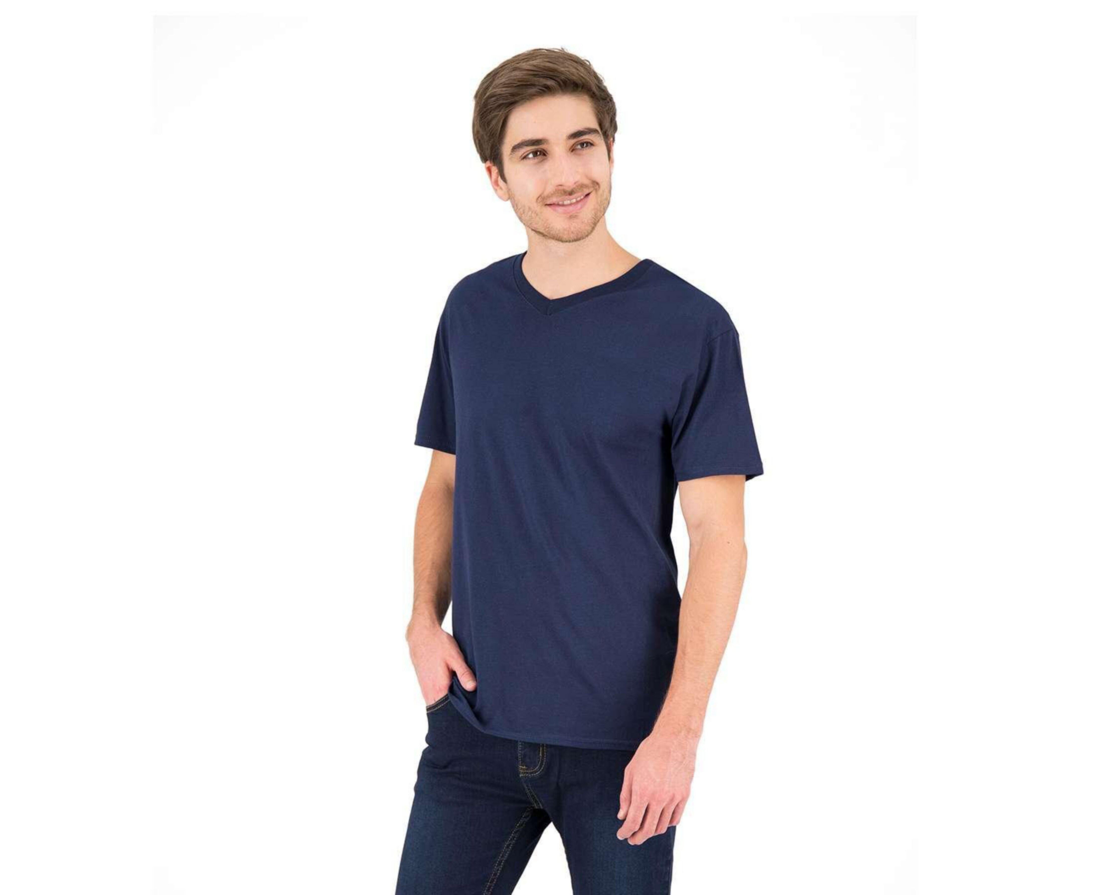 playeras de cuello v