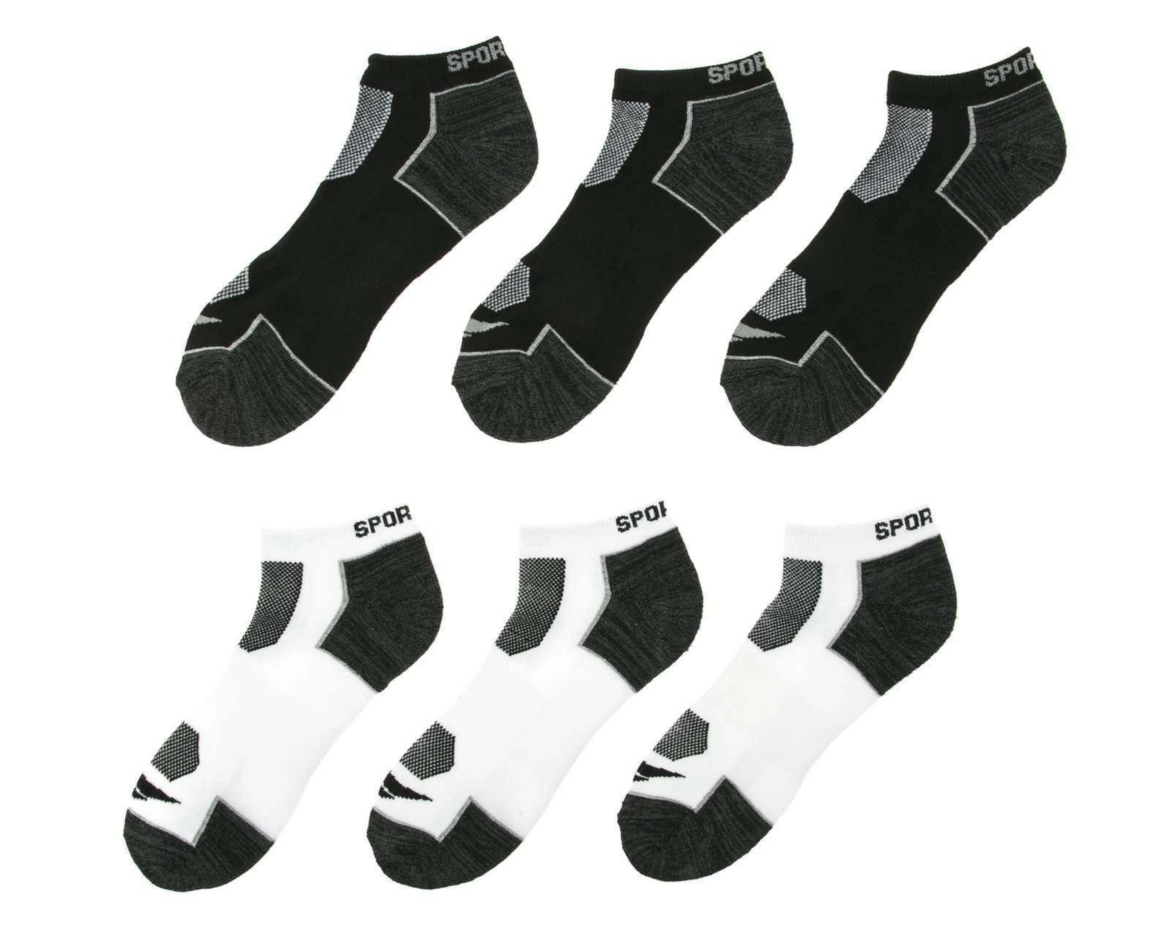 Foto 2 pulgar | Calcetas Deportivas Tines Sportline para Hombre 6 Pares