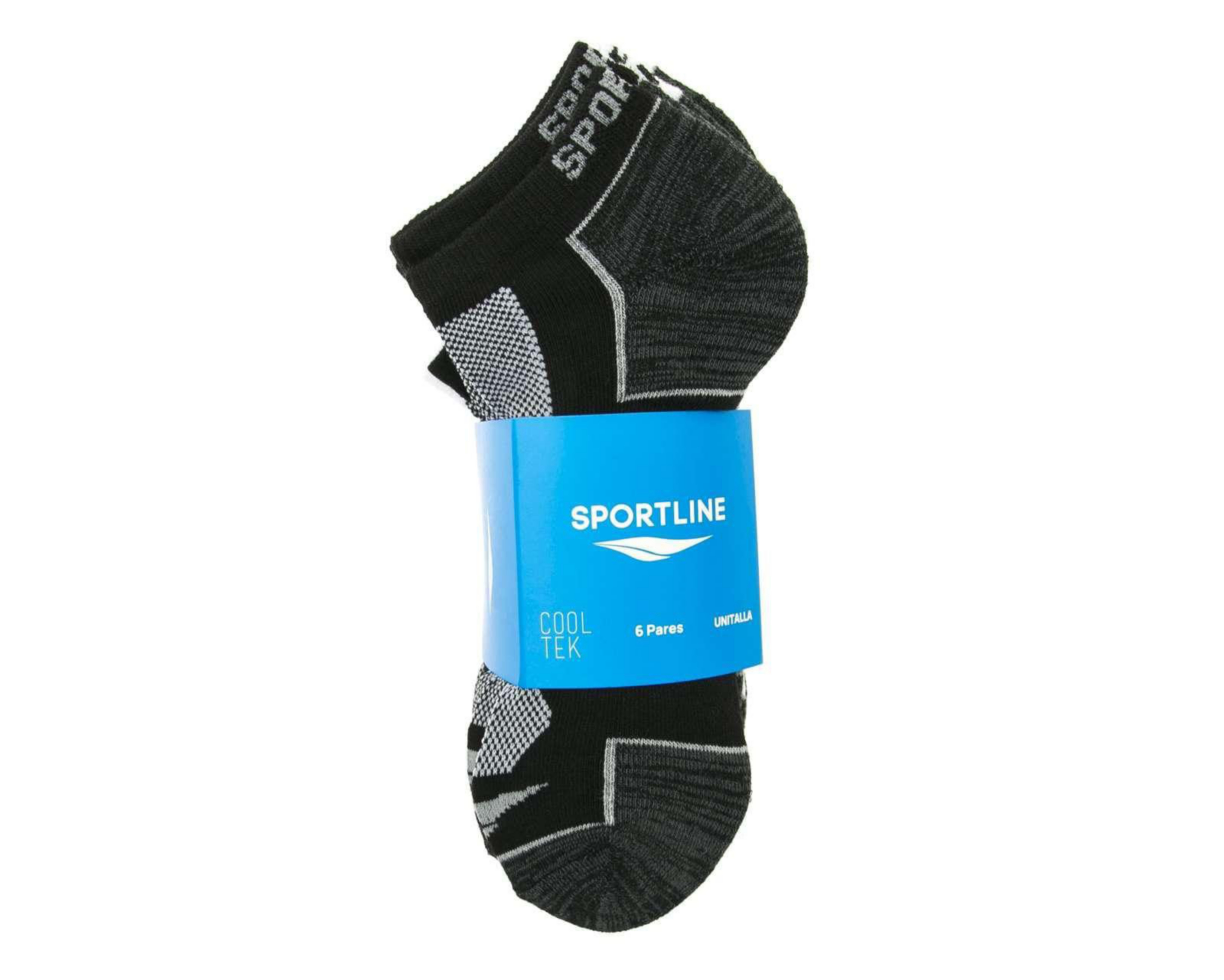 Foto 4 pulgar | Calcetas Deportivas Tines Sportline para Hombre 6 Pares