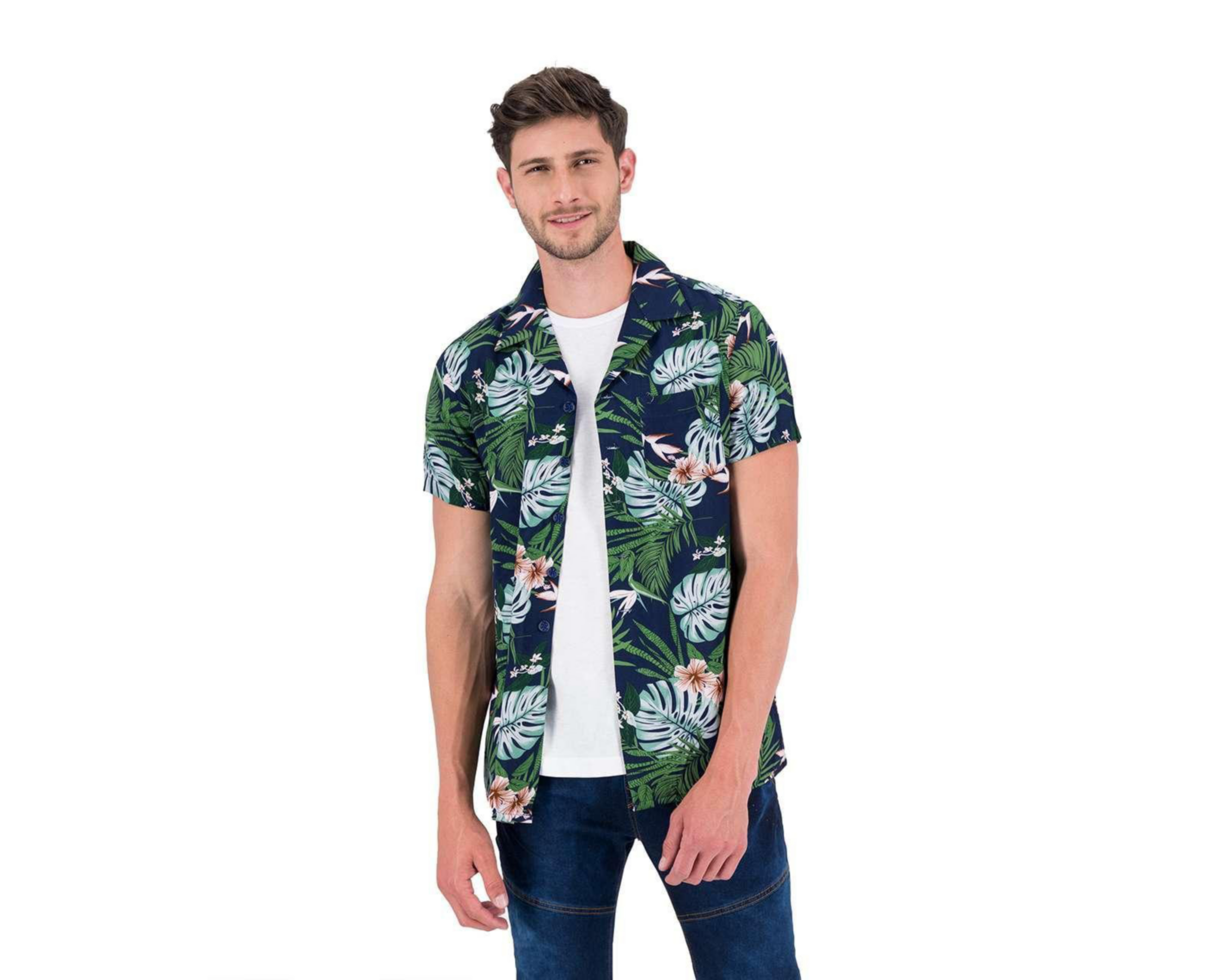 Foto 2 pulgar | Camisa de Moda Neo*City Classic Fit Floral