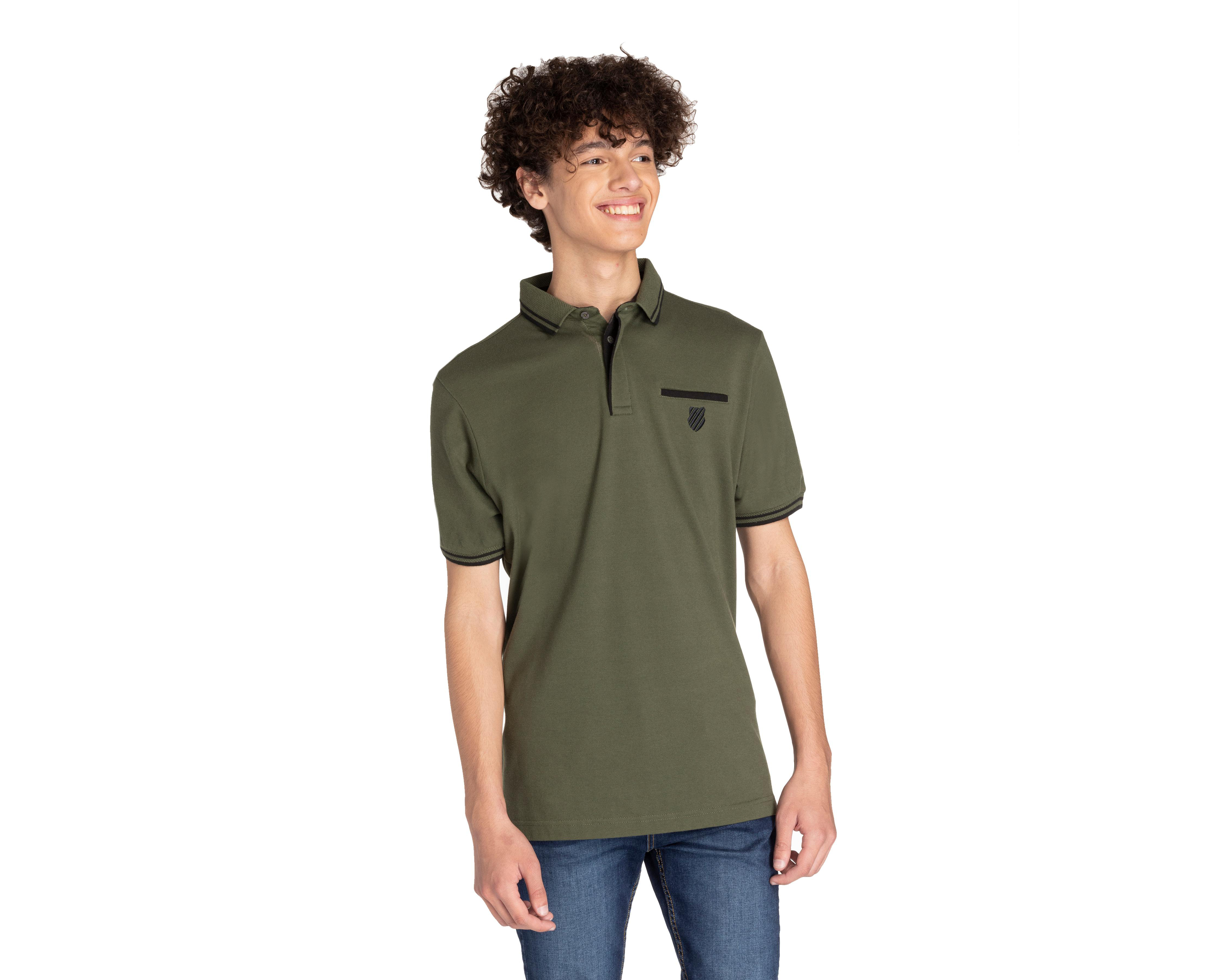 Playera Polo K-Swiss Verde para Hombre $429