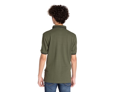 Foto 2 | Playera Polo K-Swiss Verde para Hombre