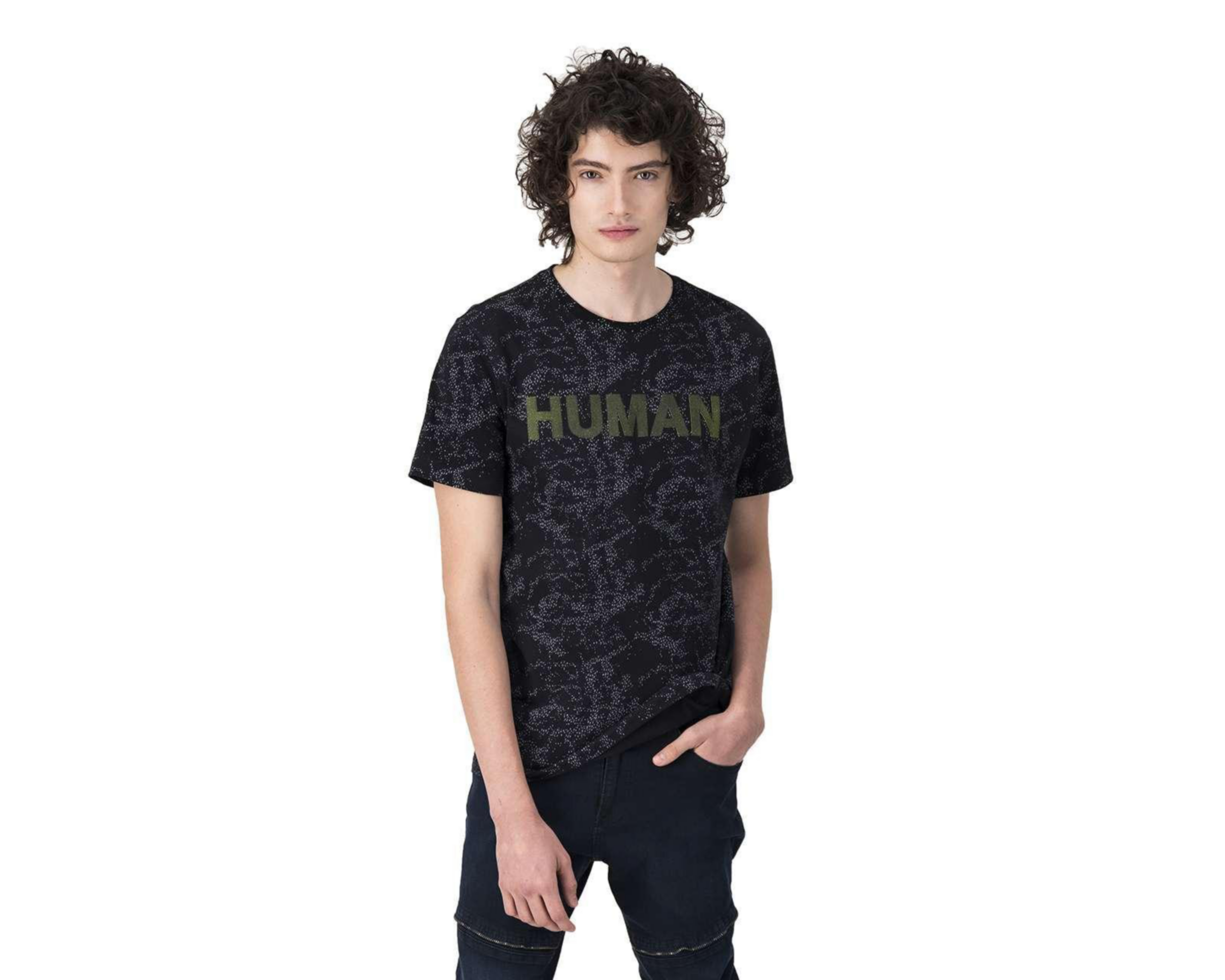 Foto 2 pulgar | Playera Negra marca Neo*City para Hombre