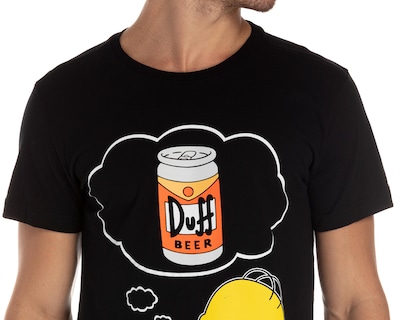 Foto 3 | Playera The Simpsons Cuello Redondo