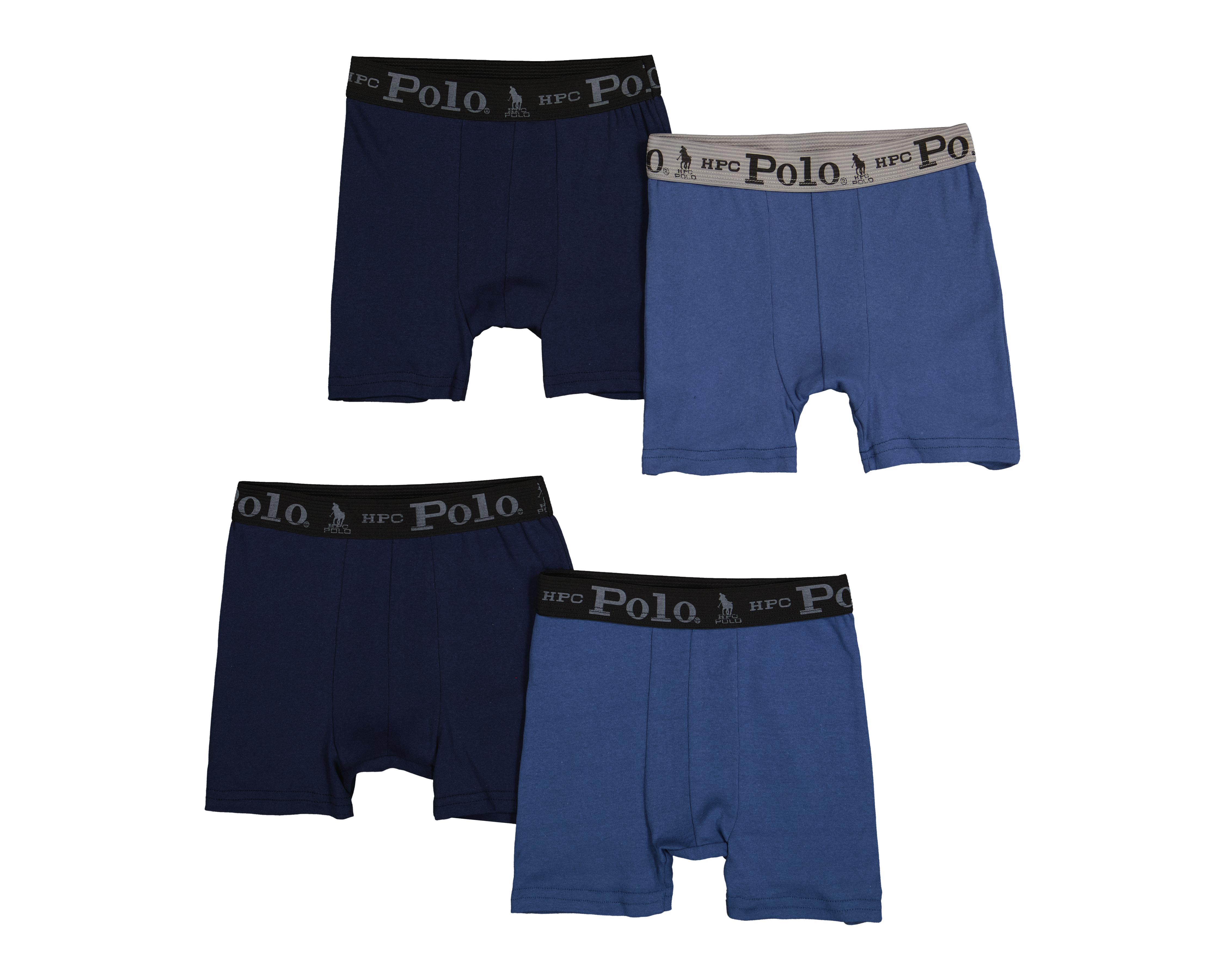 Foto 1 | Bóxers Cortos HPC Polo para Hombre 4 Piezas