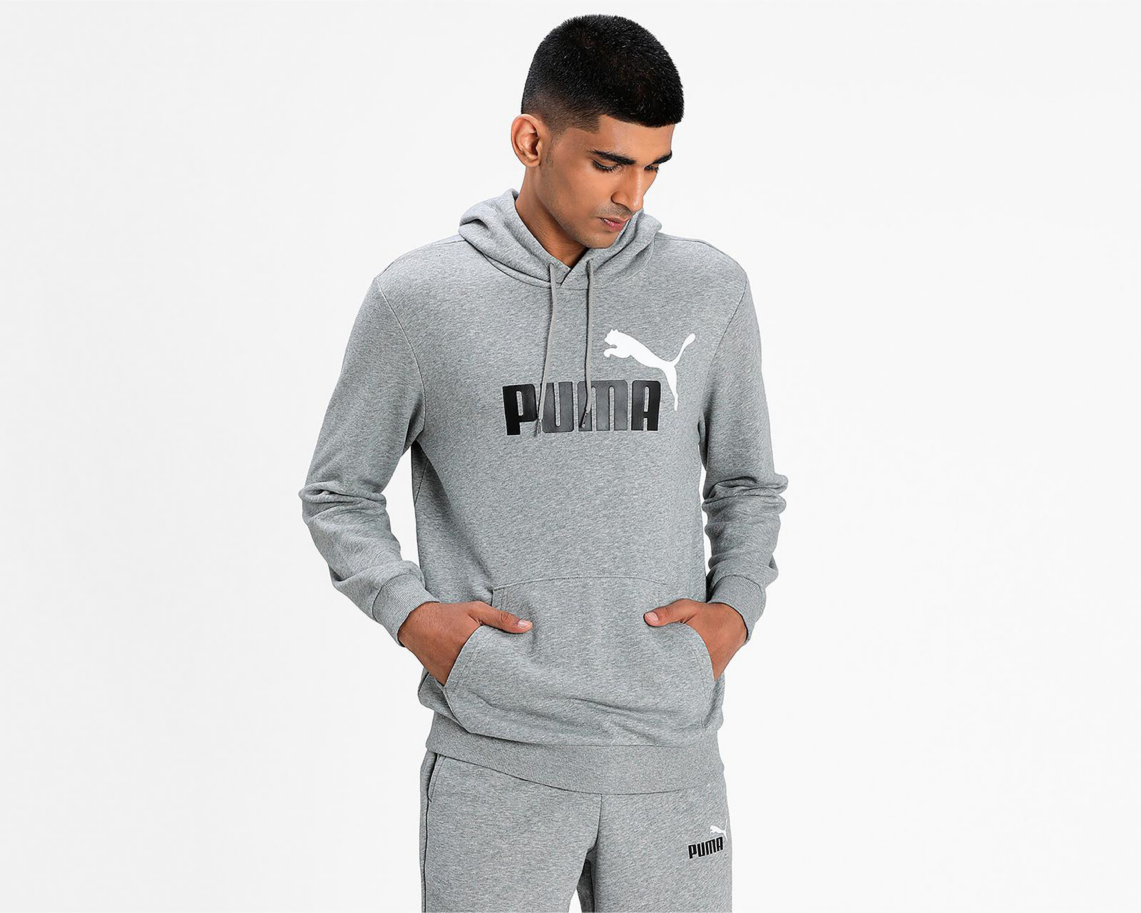 Foto 3 | Sudadera Puma con Gorro para Hombre