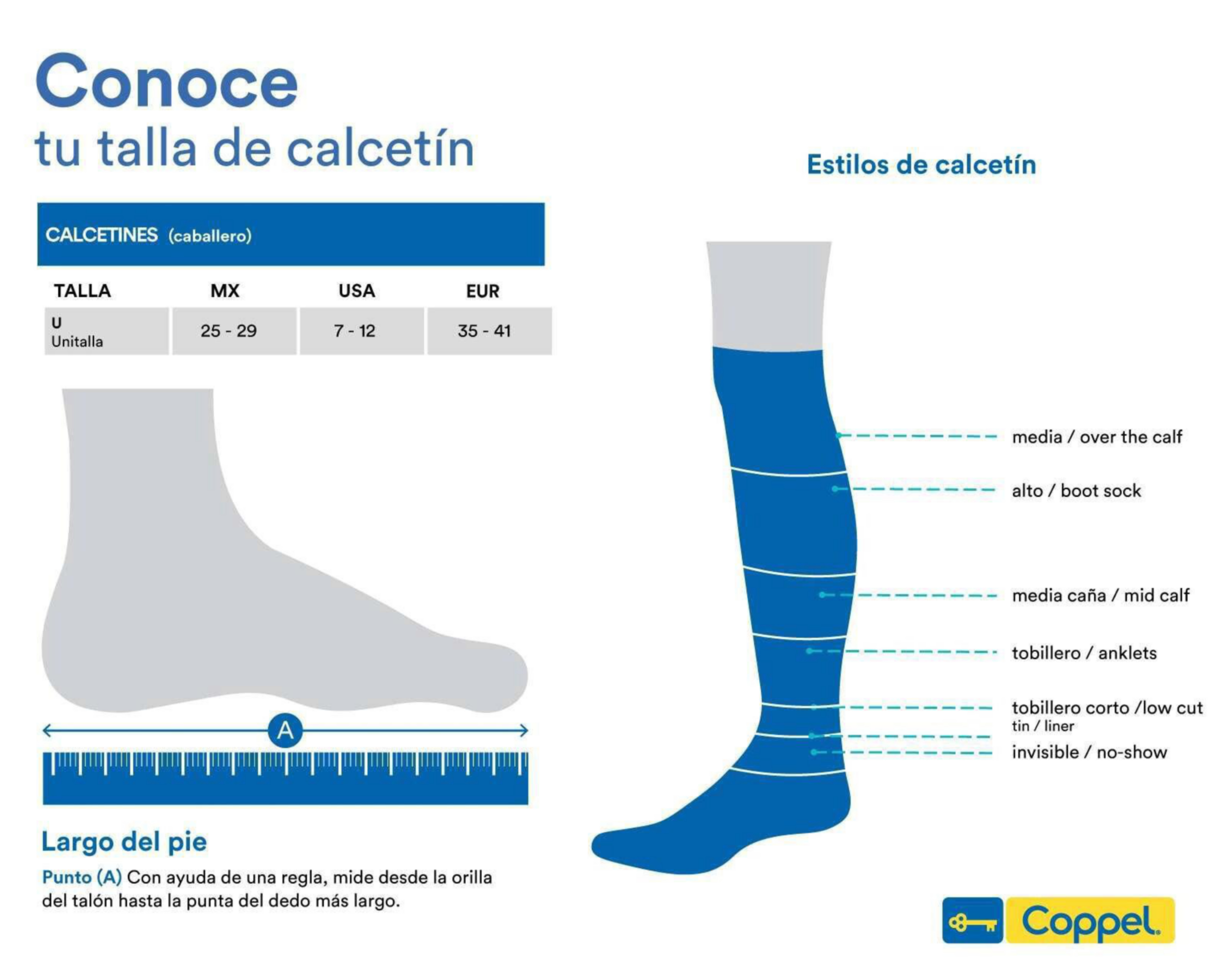 Foto 3 | Calcetas Deportivas Tines Lucky Star para Hombre 3 Pares