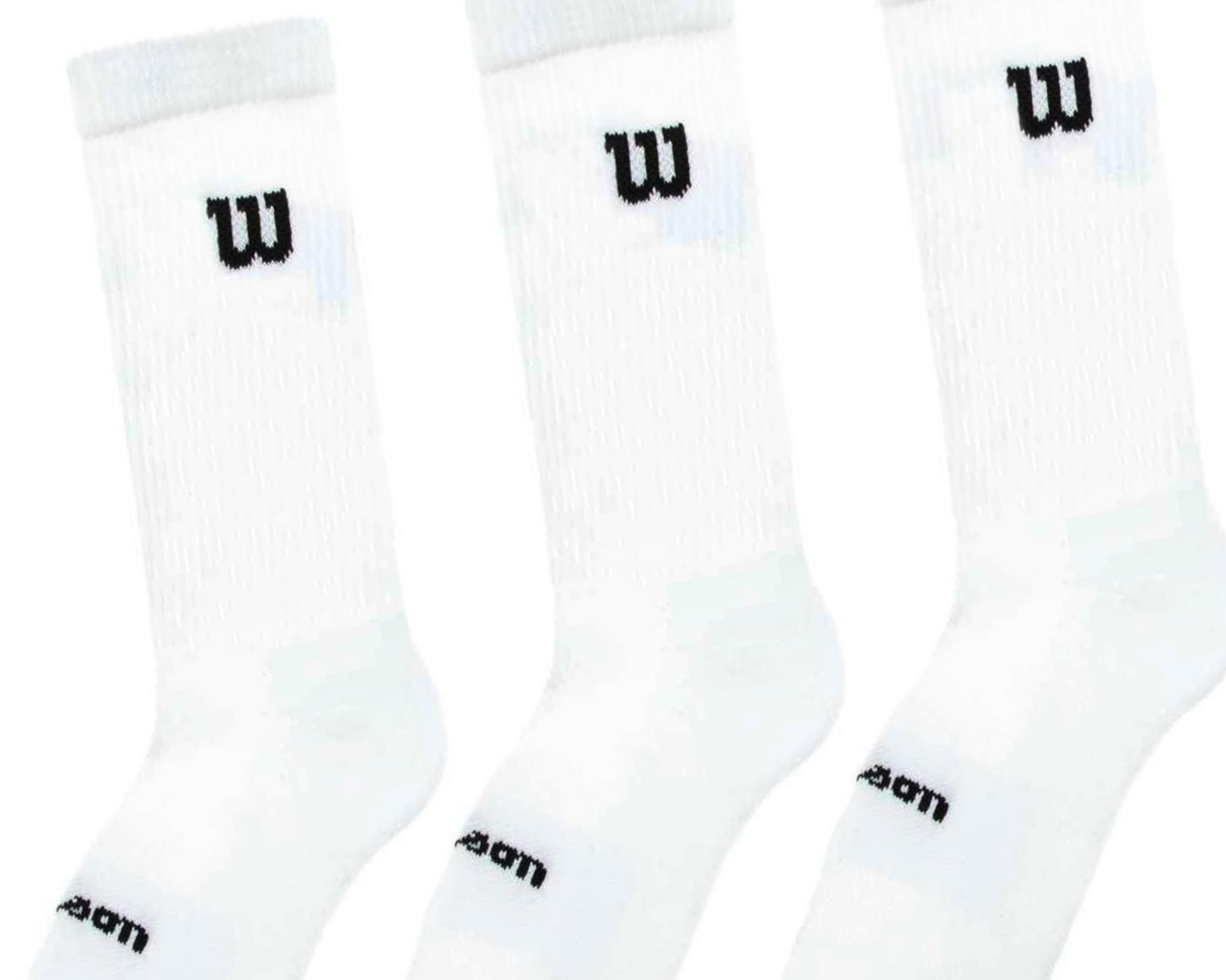 Foto 4 pulgar | Calcetas Deportivas Largas Wilson para Hombre 3 Pares