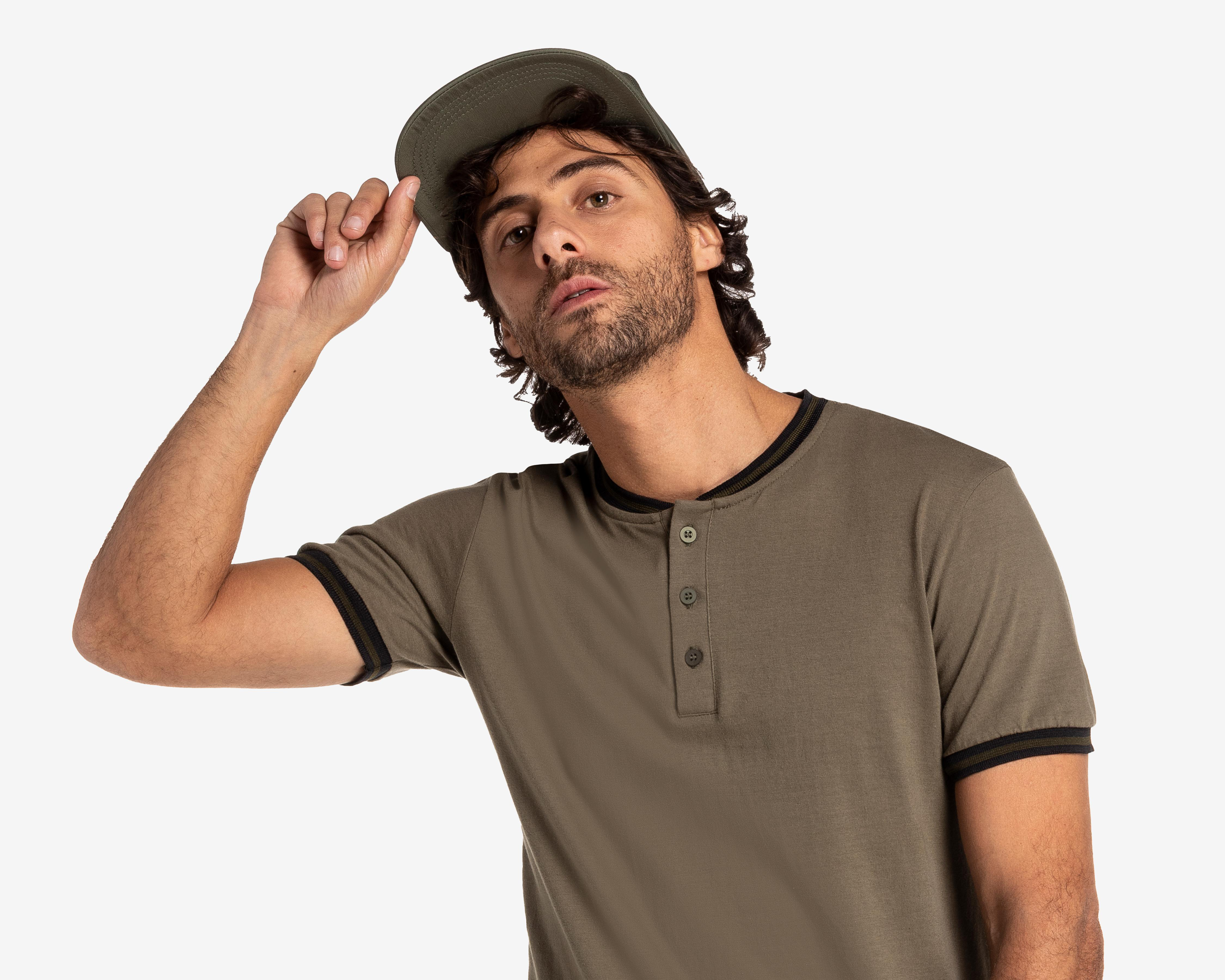 Playera Neo*City Cuello Henley $199