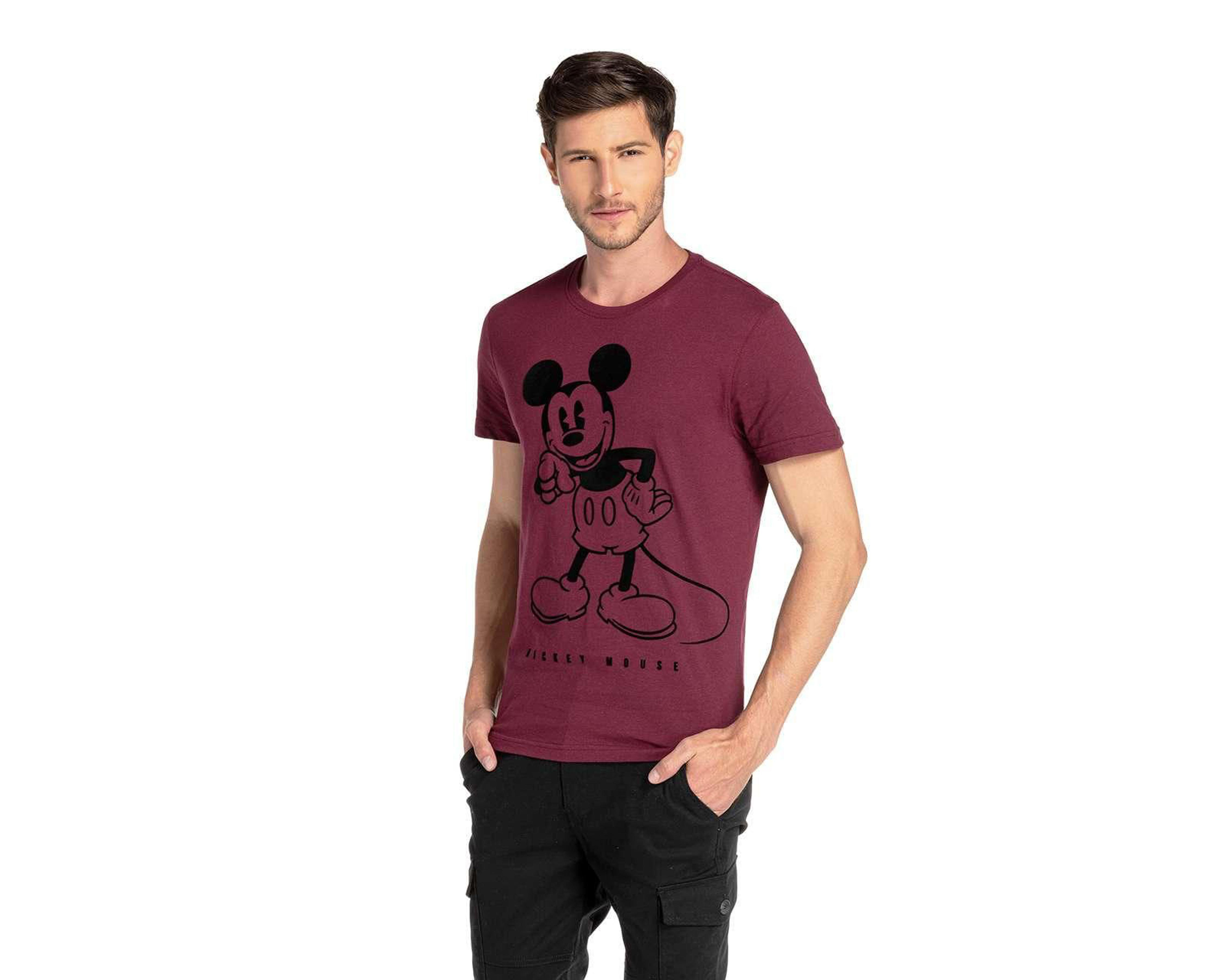 Playera Disney Mickey Mouse Cuello Redondo