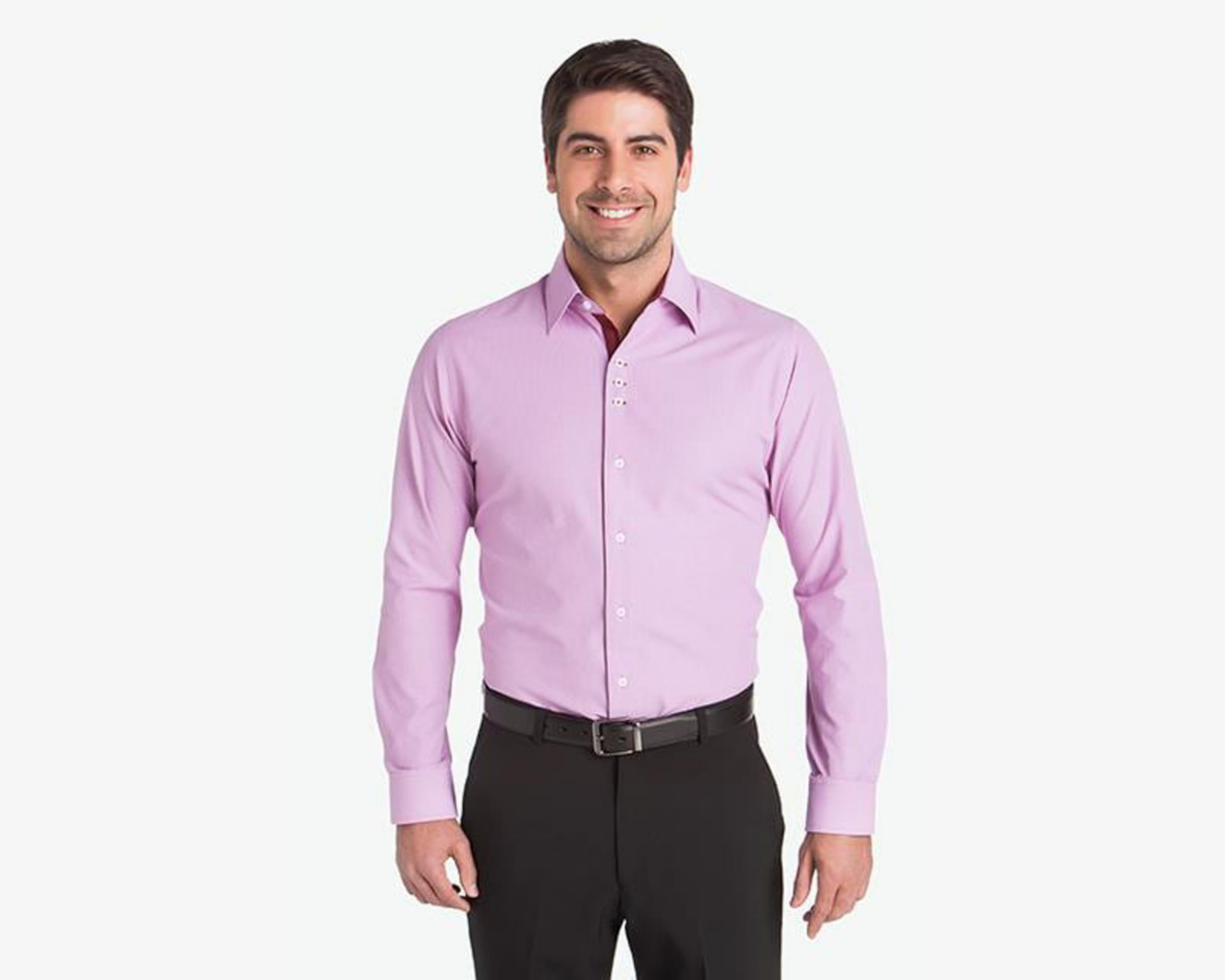 Foto 2 pulgar | Camisa Casual Wall Street Modern Fit a Cuadros