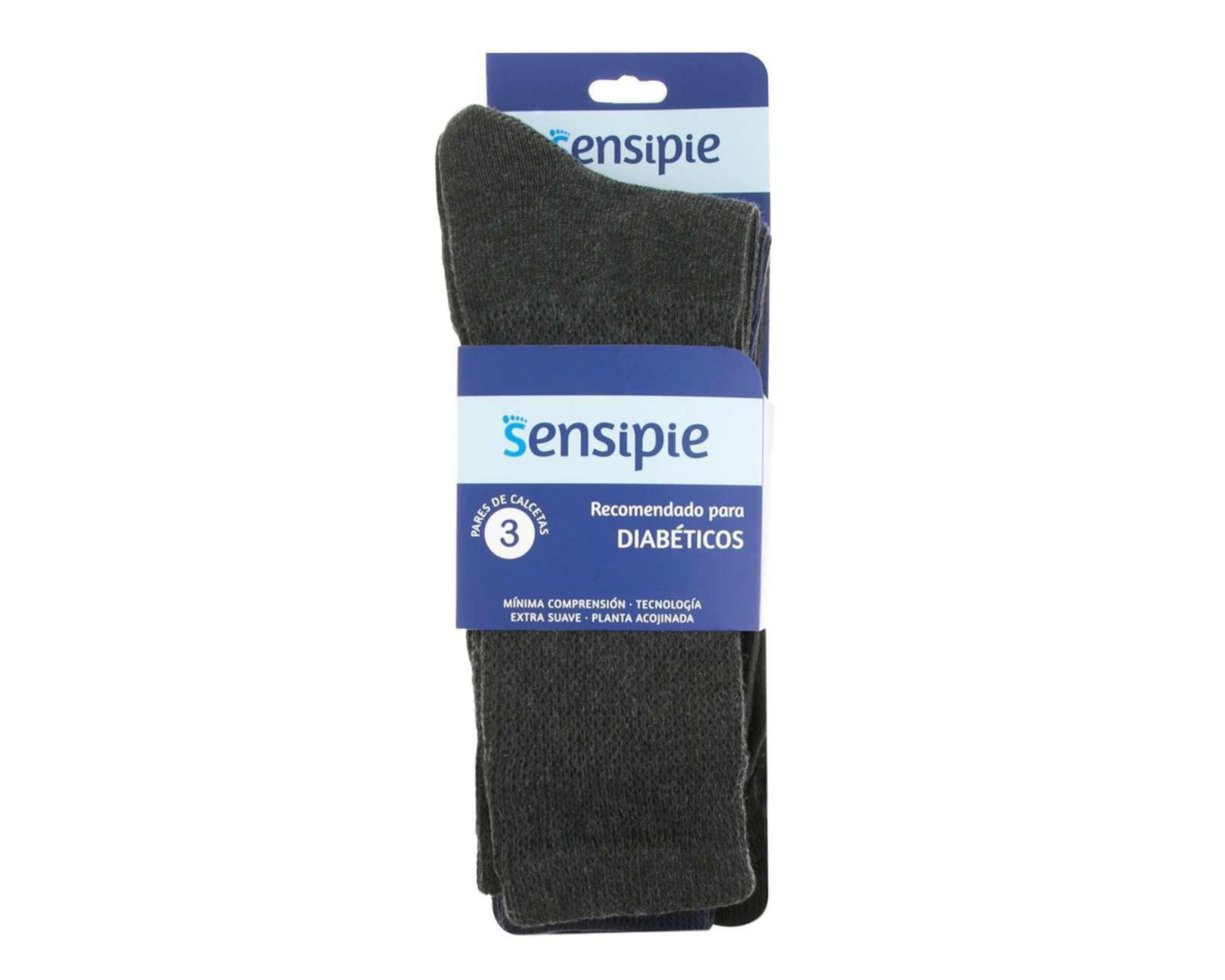 Foto 4 pulgar | Calcetines para Personas con Diabetes Sensipie 3 Pares