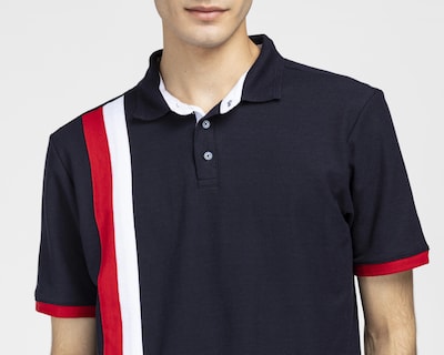 Foto 3 | Playera Polo York Team Polo Club Azul con Franjas para Hombre
