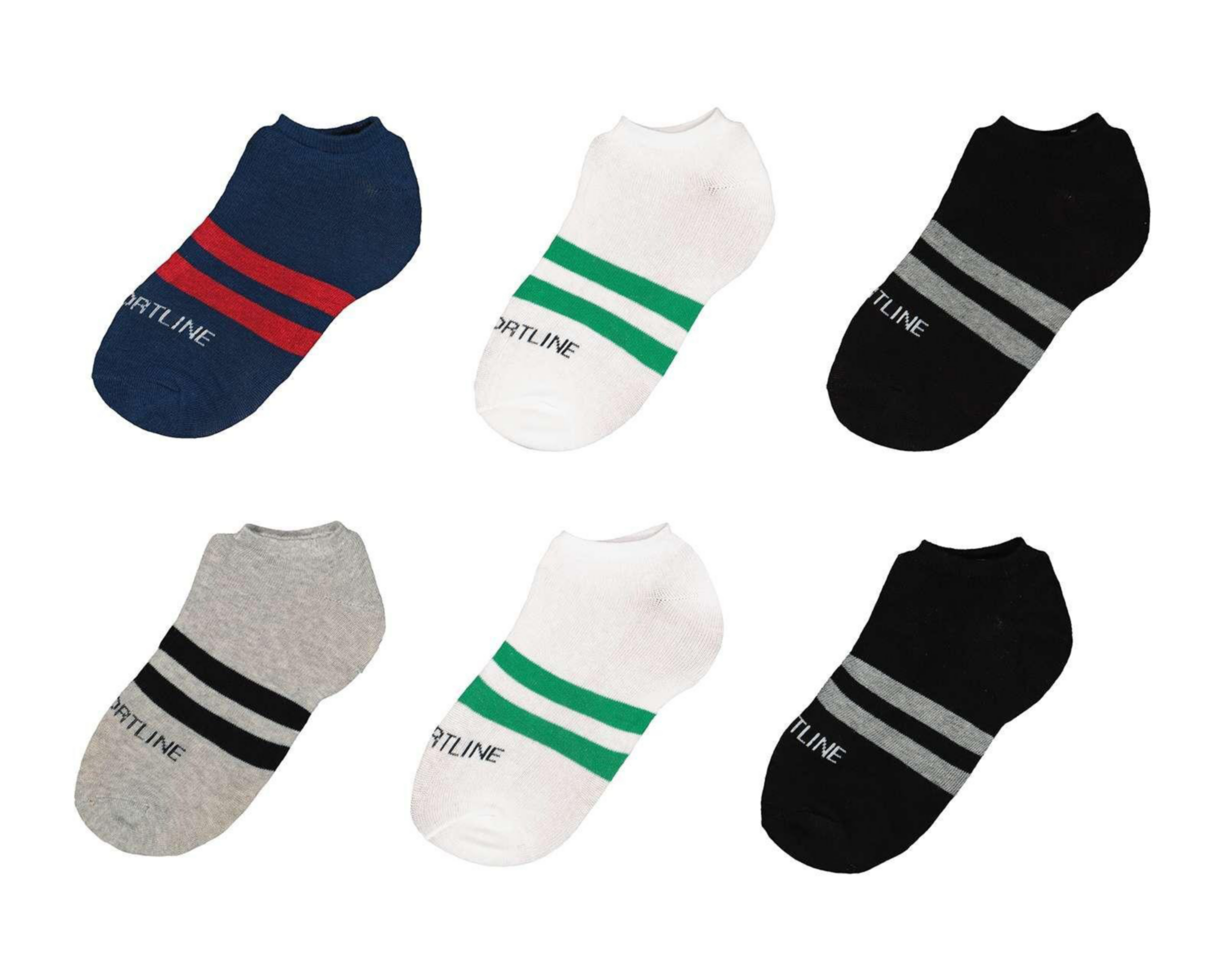 Foto 1 | Calcetines Deportivos Tines Sportline para Hombre 6 Pares