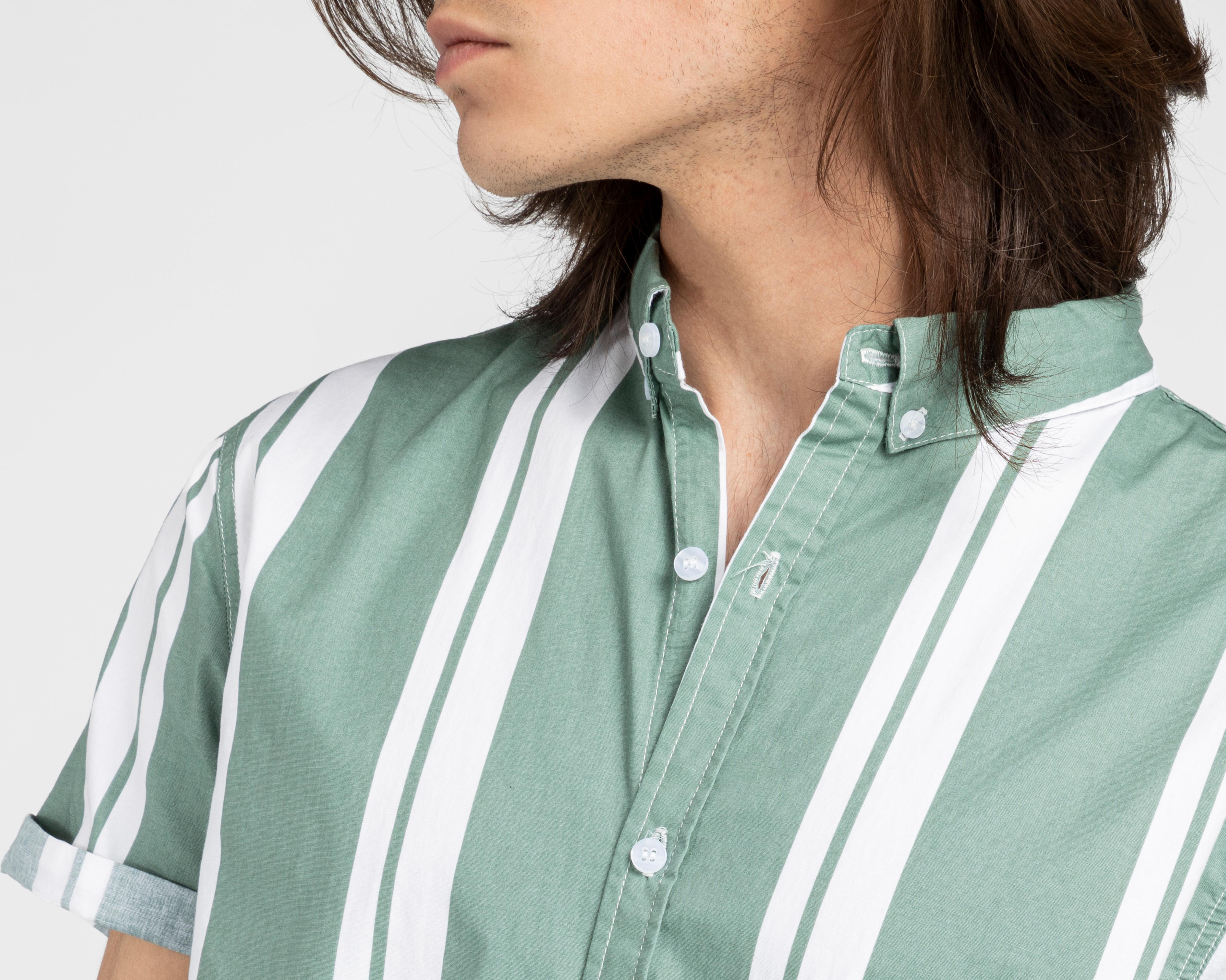 Foto 5 pulgar | Camisa Casual Regular a Rayas