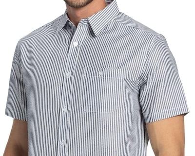 Foto 3 | Camisa Casual Porto Sur Regular Fit a Rayas