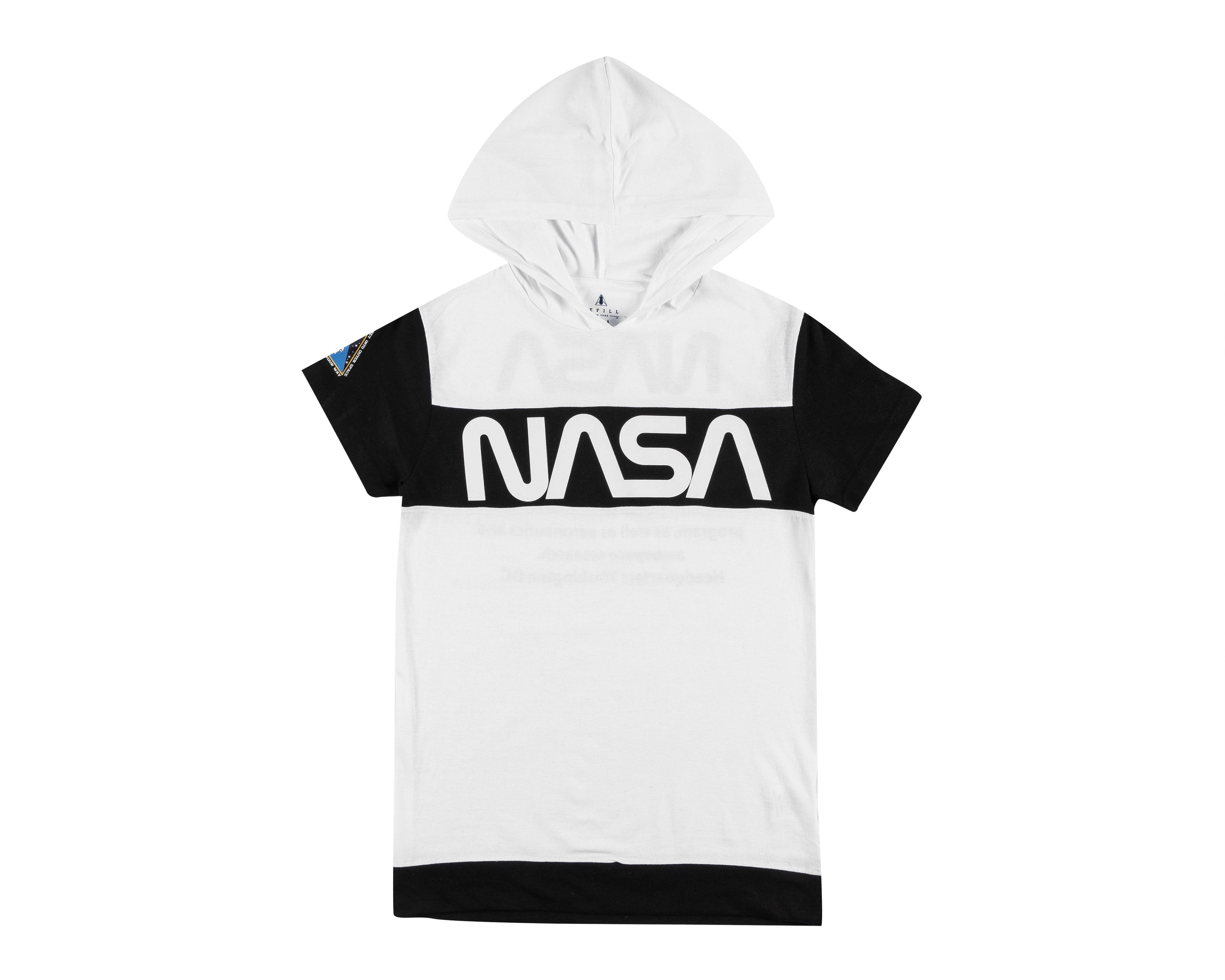 Playera Nasa by Refill con Capucha