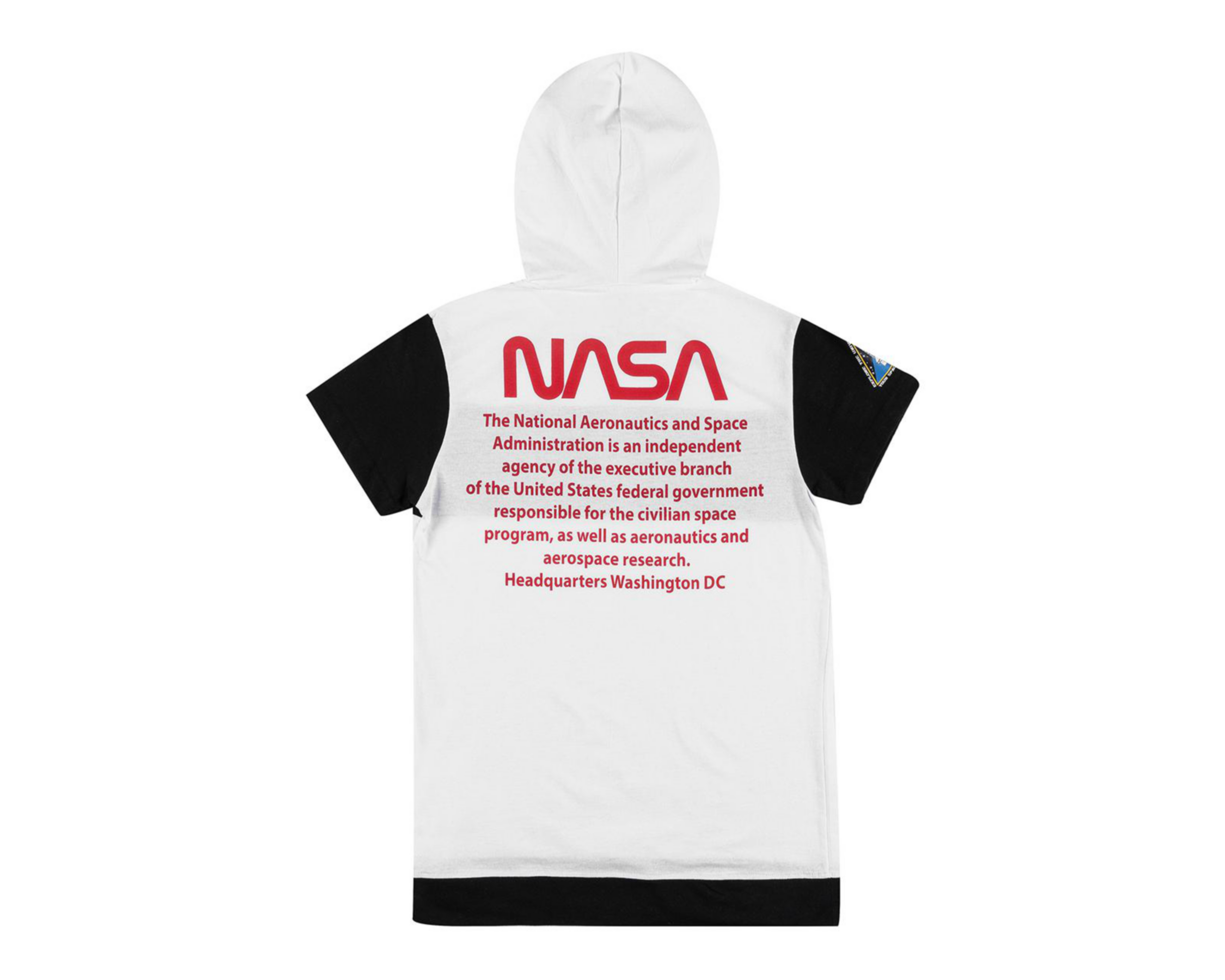 Foto 3 pulgar | Playera Nasa by Refill con Capucha