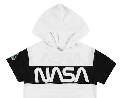 Foto 3 | Playera Nasa by Refill con Capucha