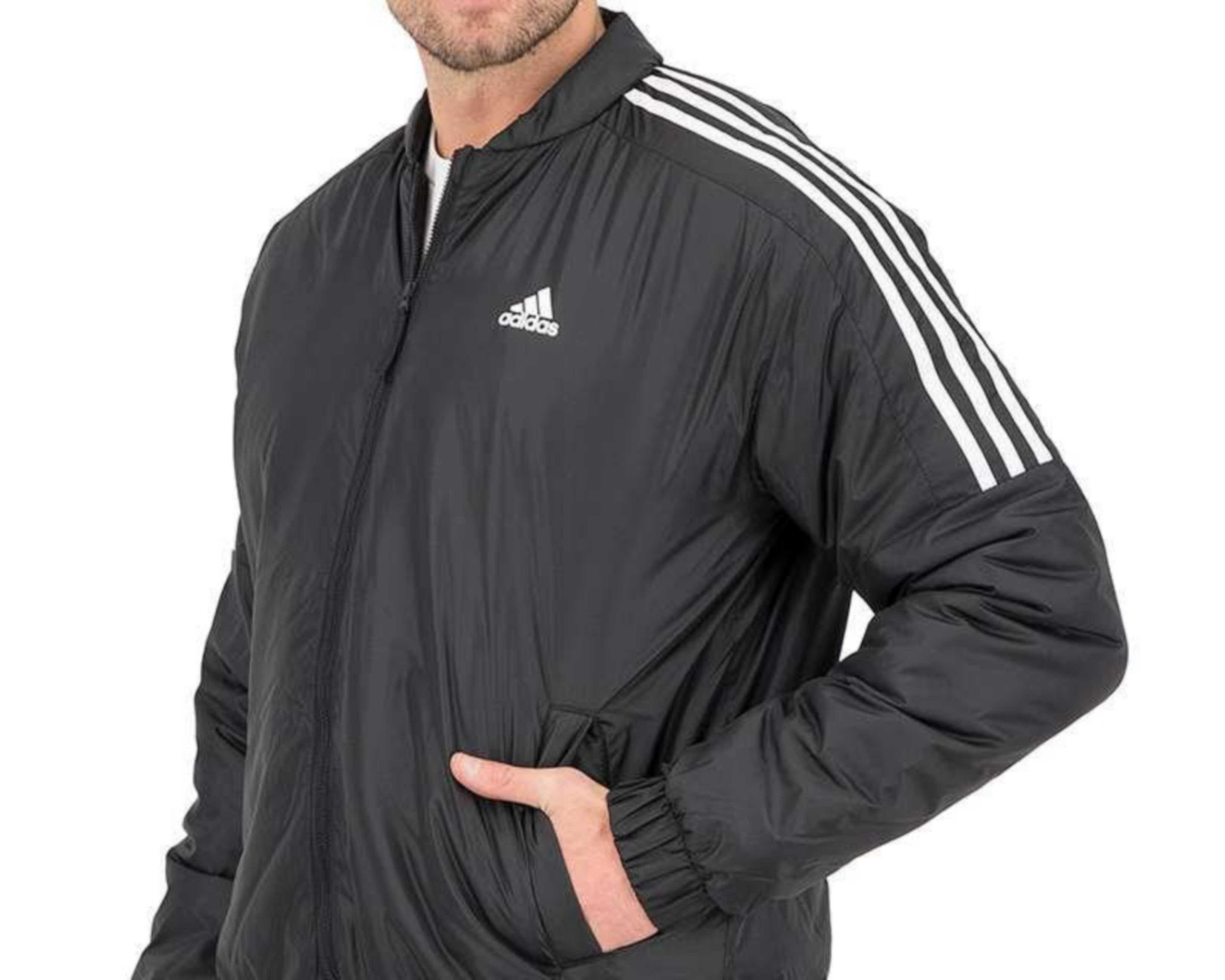 Foto 3 | Chamarra Adidas Cuello Alto